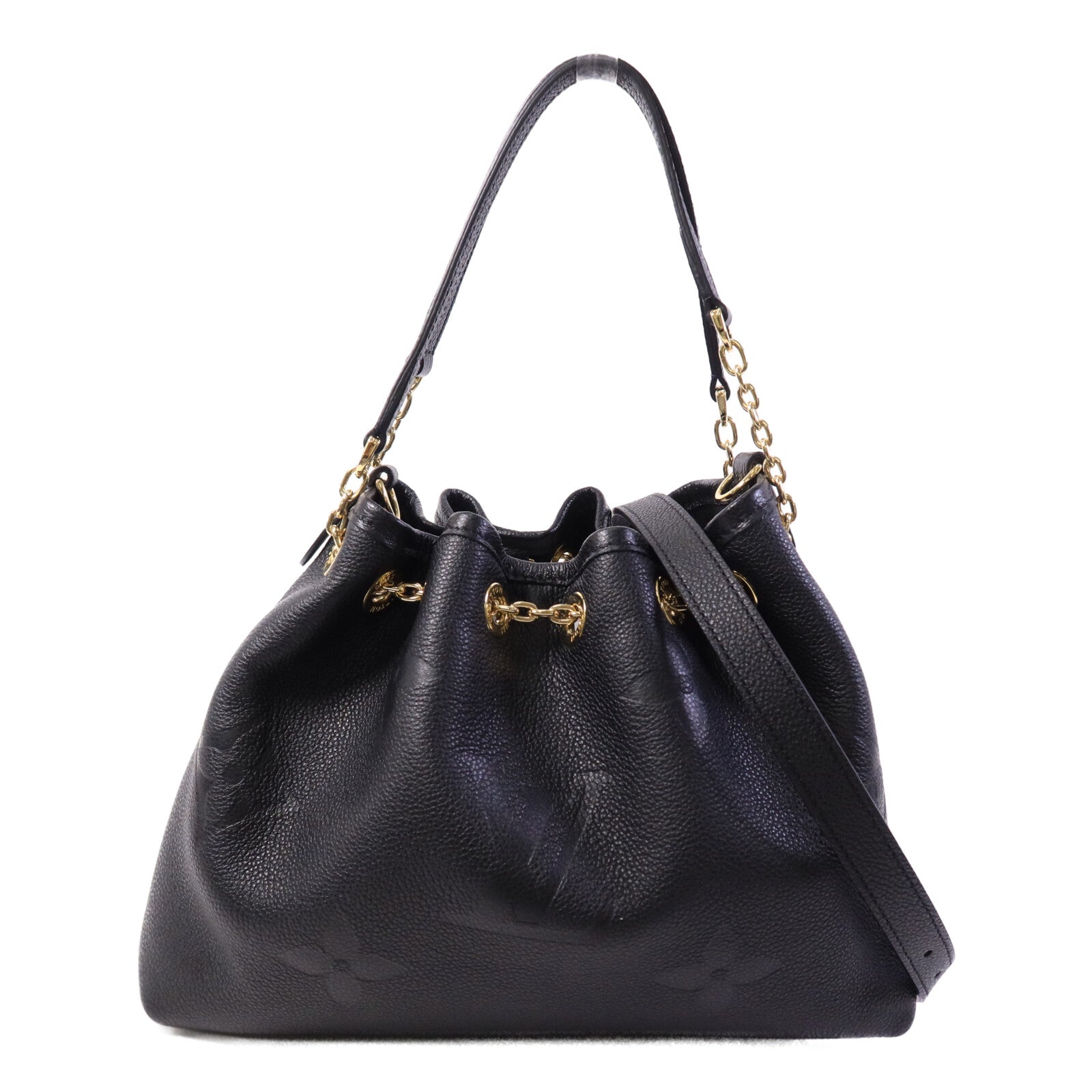 LOUIS VUITTON Monogram Empreinte Bundle金扣手挽肩背兩用袋