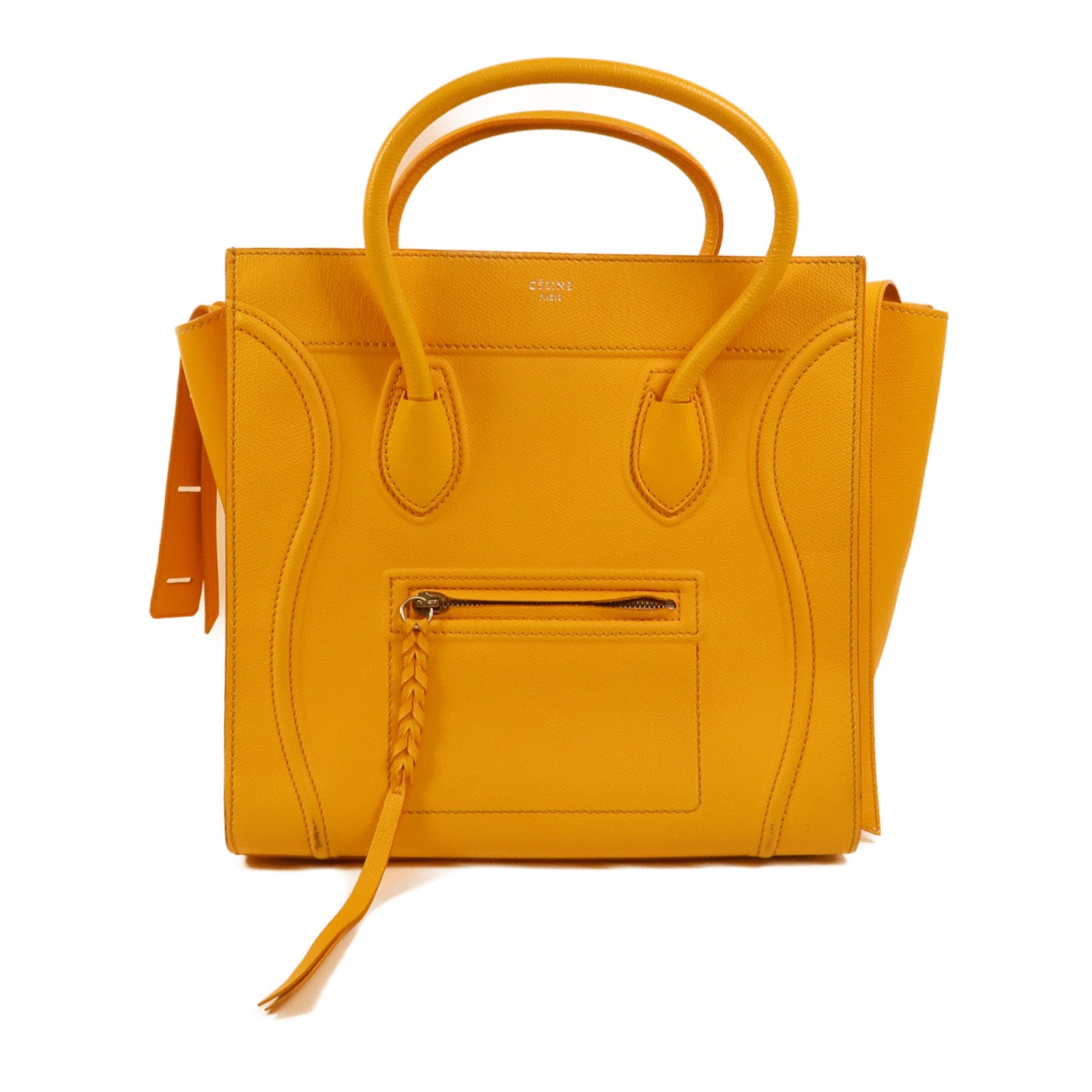 CELINE 牛皮皮革Medium Phantom Luggage手挽袋