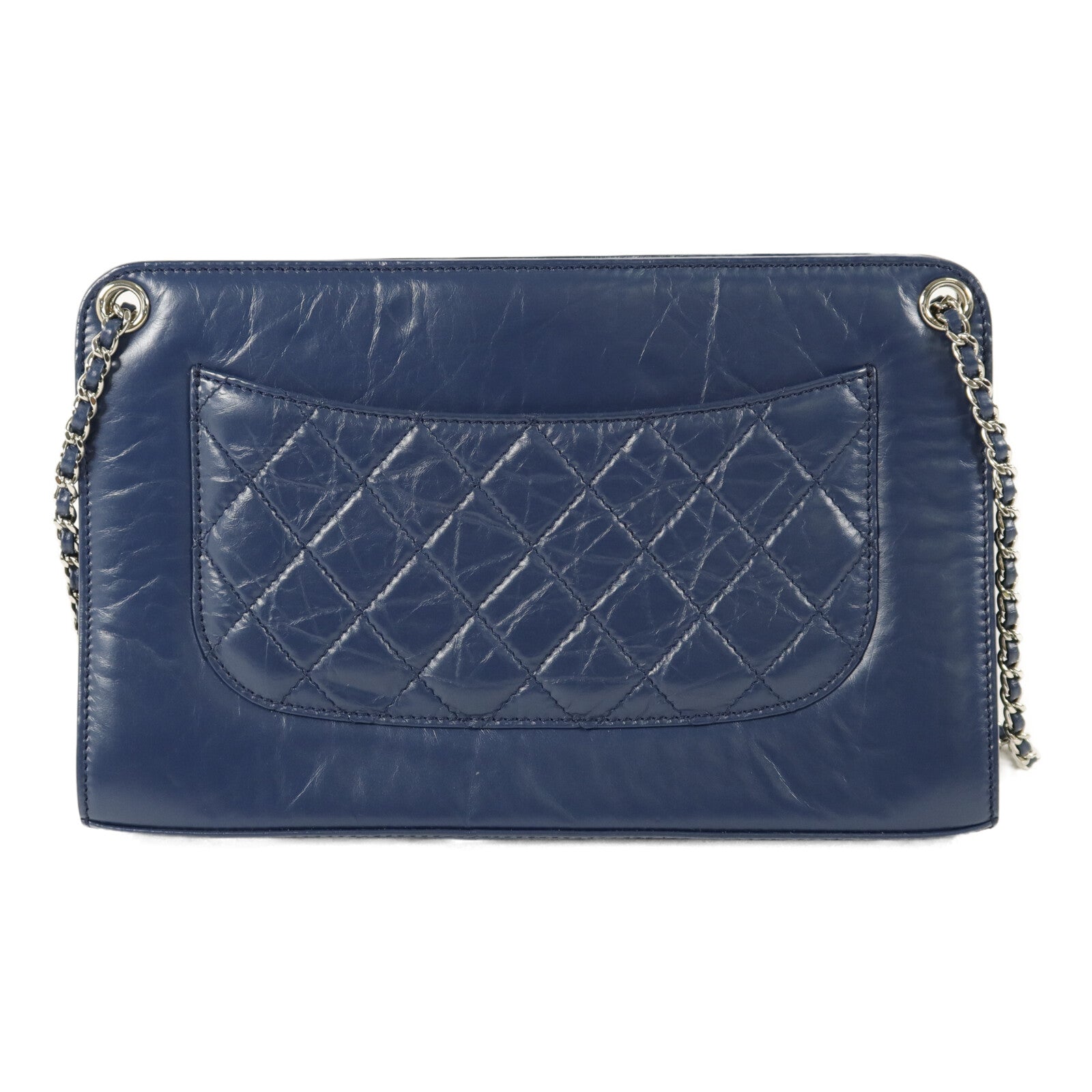 CHANEL 牛皮皮革Chain Shoulder Bag鏈帶肩背袋