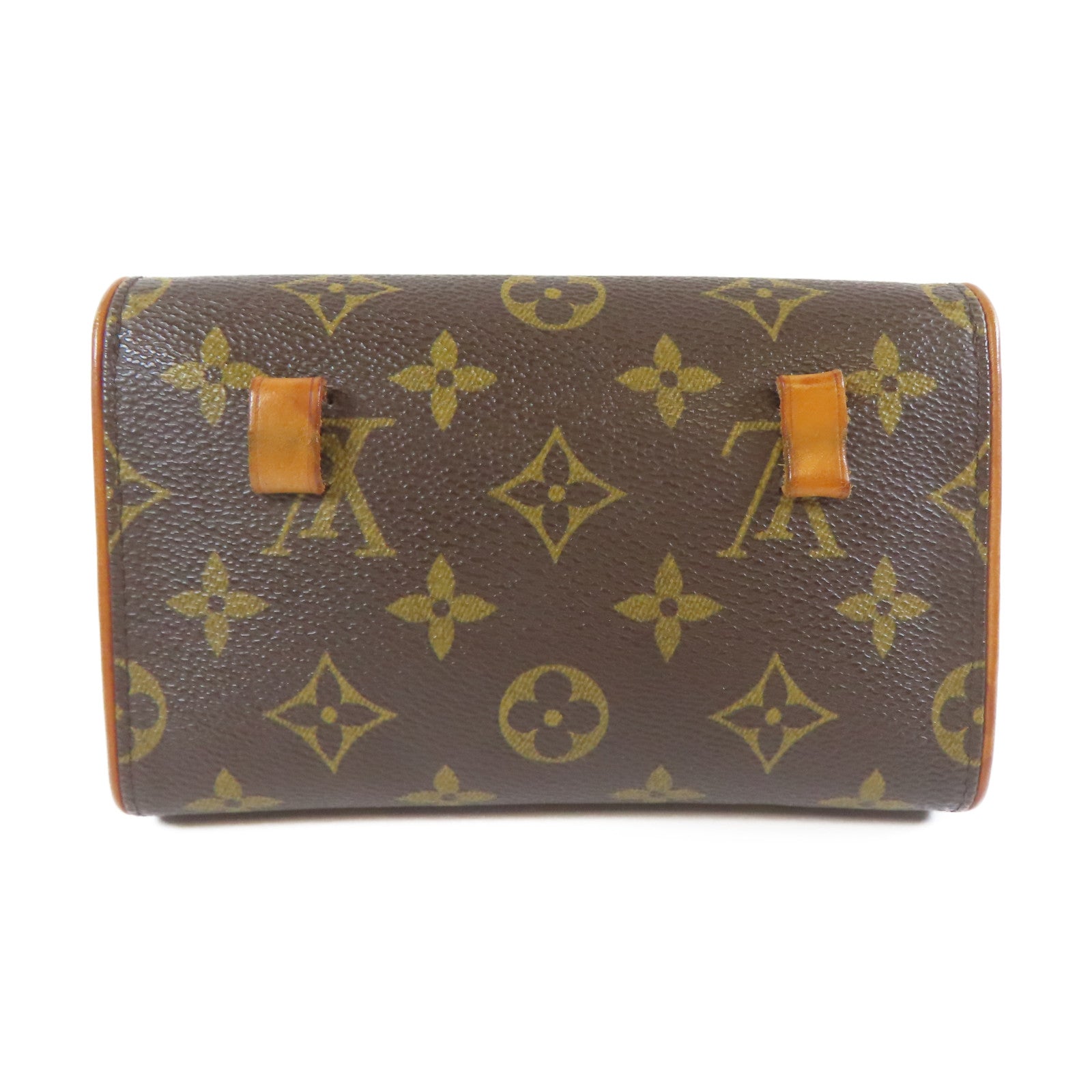 LOUIS VUITTON Monogram Pochette Florentine金扣腰包啡色