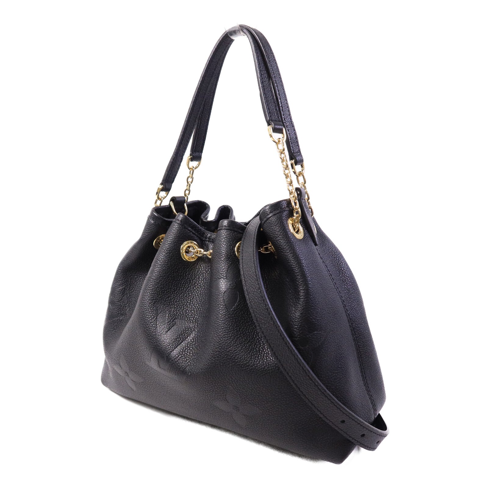 LOUIS VUITTON Monogram Empreinte Bundle金扣手挽肩背兩用袋