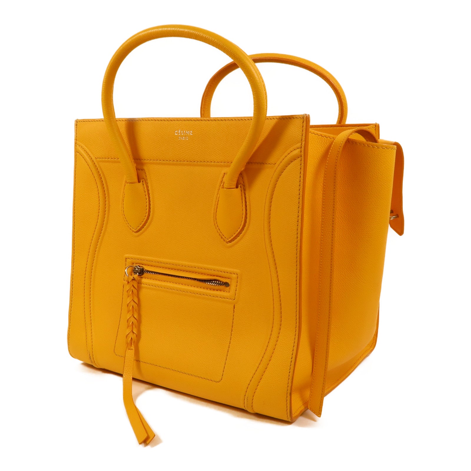 CELINE 牛皮皮革Medium Phantom Luggage手挽袋