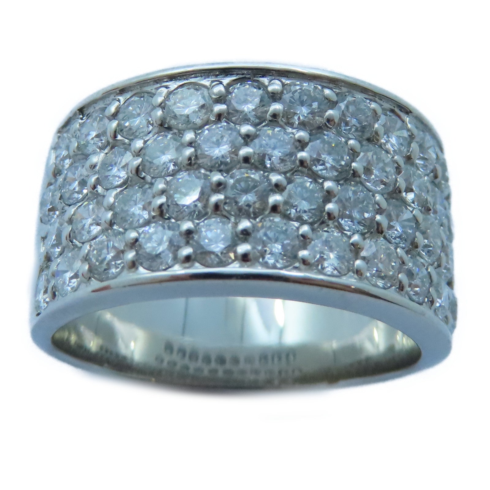 JEWELRY PT900白金Diamond Ring 2.00ct鑽石戒指US#6.25