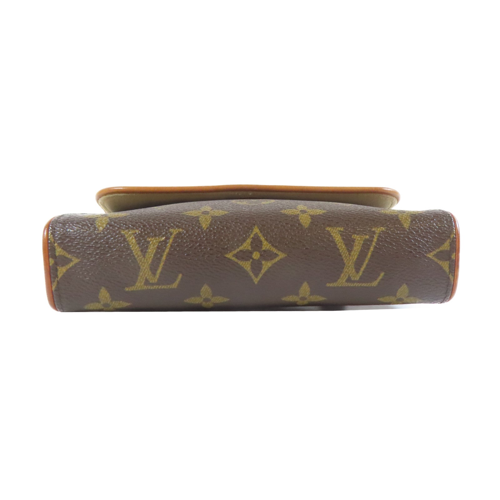 LOUIS VUITTON Monogram Pochette Florentine金扣腰包啡色