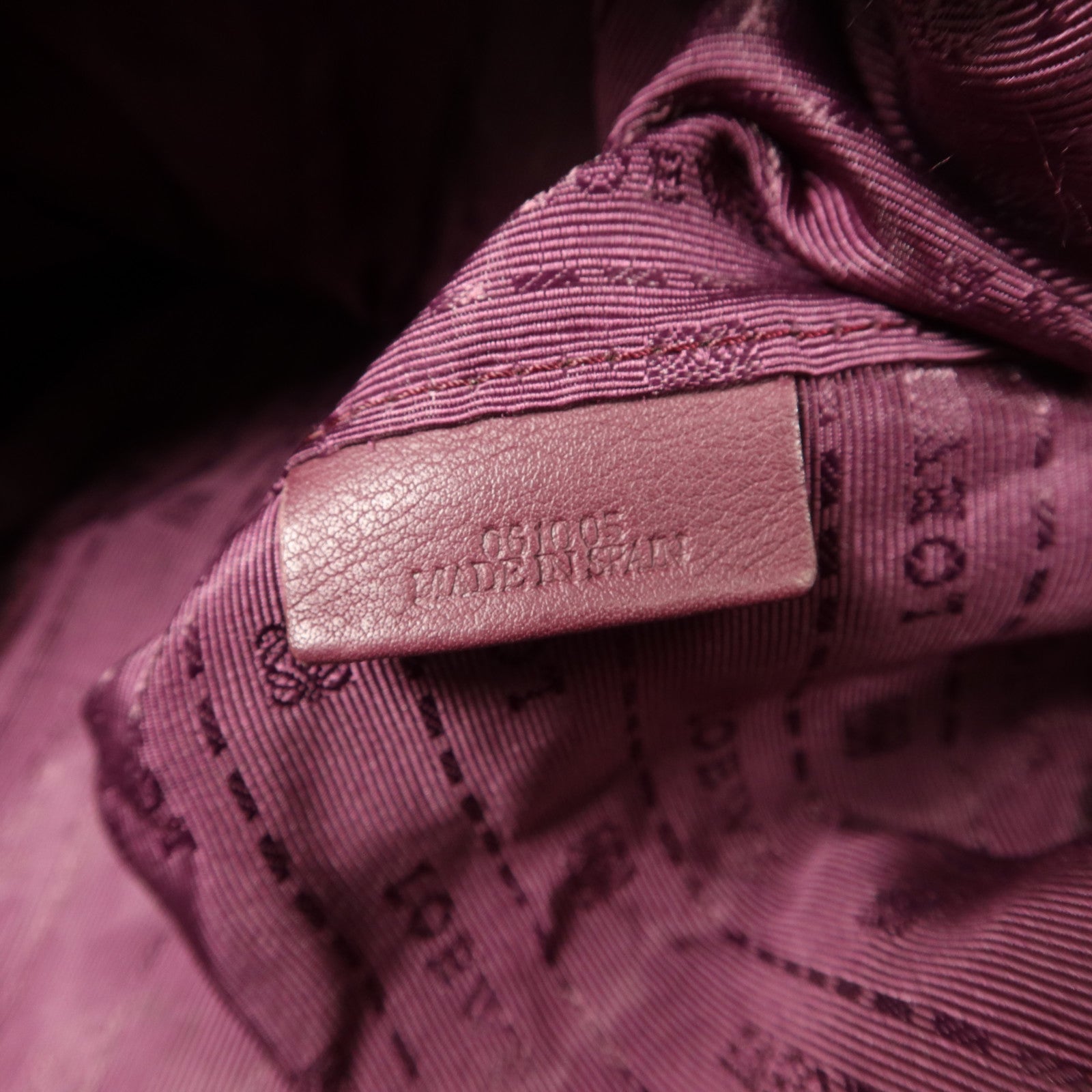 LOEWE 牛皮皮革Calle Hobo Bag肩背袋