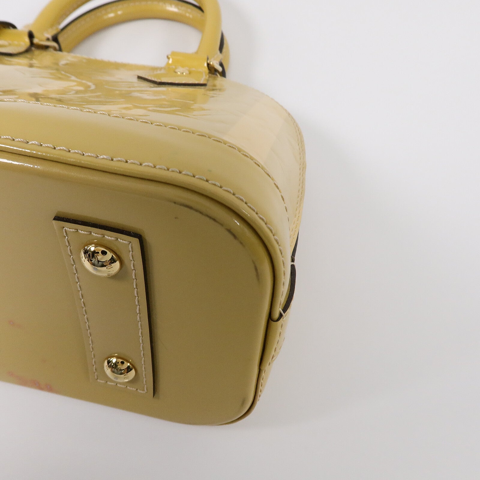 LOUIS VUITTON Monogram Vernis Alma BB手挽肩背兩用袋
