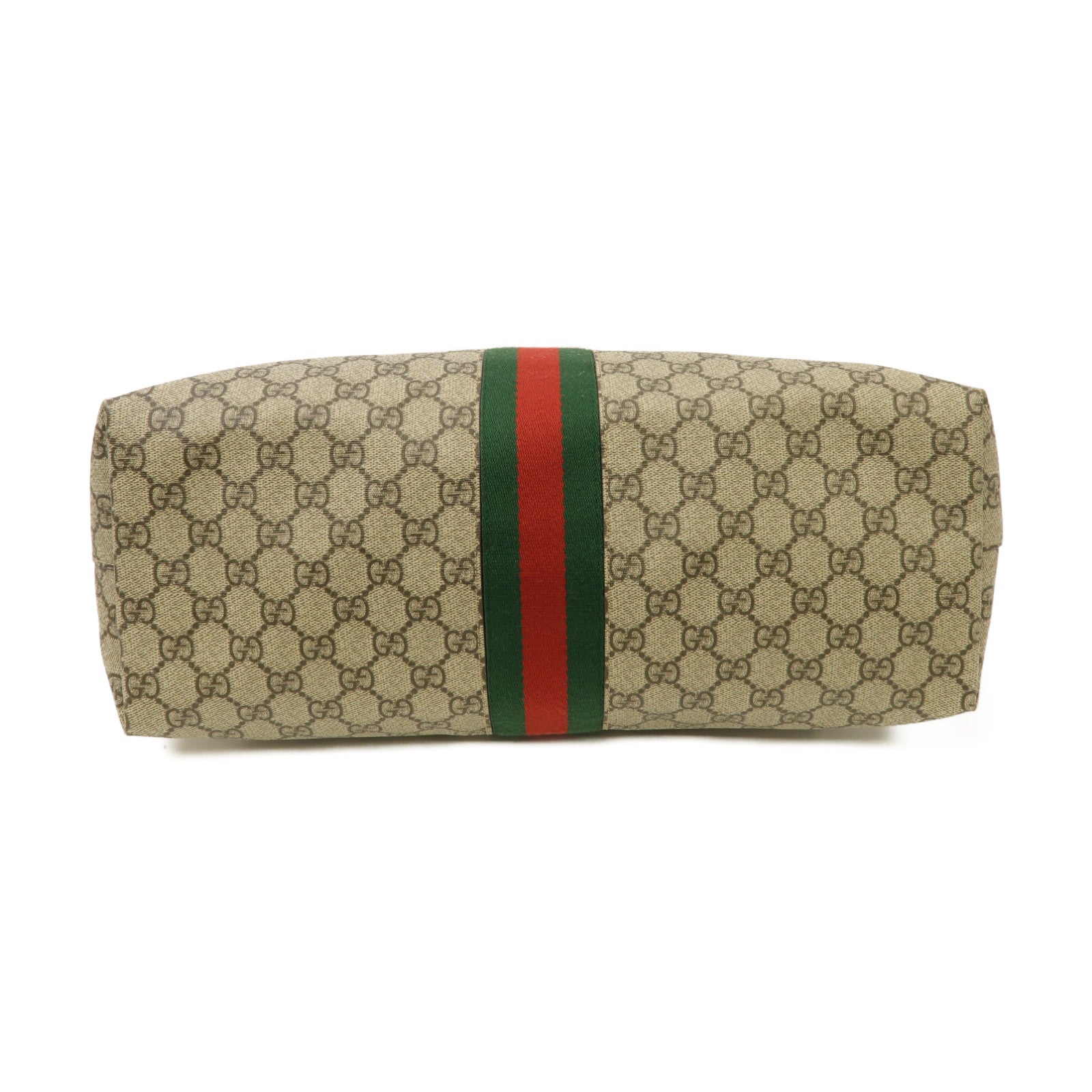 GUCCI 塗層帆布Ophidia GG Medium Tote Bag金扣手挽袋棕色
