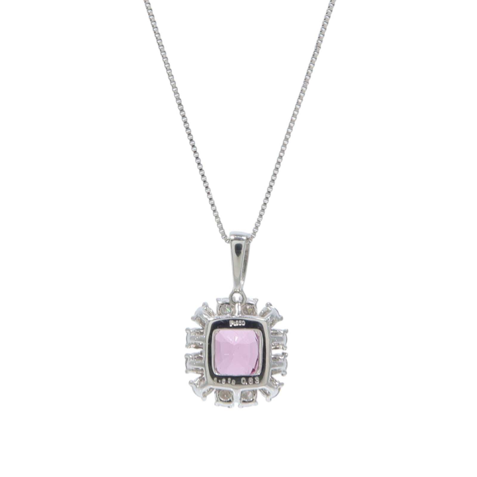 JEWELRY PT950/PT850鉑金Spinel Diamond Necklace尖晶石/鑽石項鍊