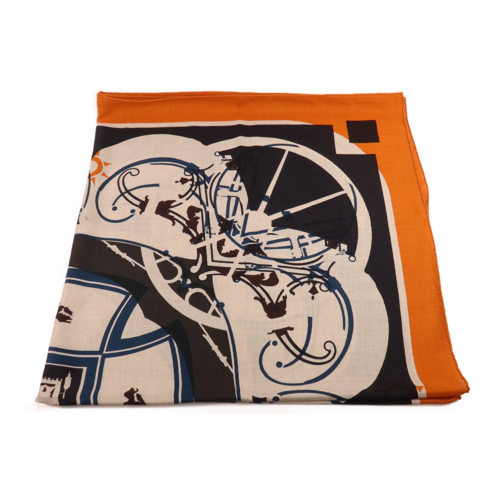 HERMES 羊絨/絲質Scarf圍巾