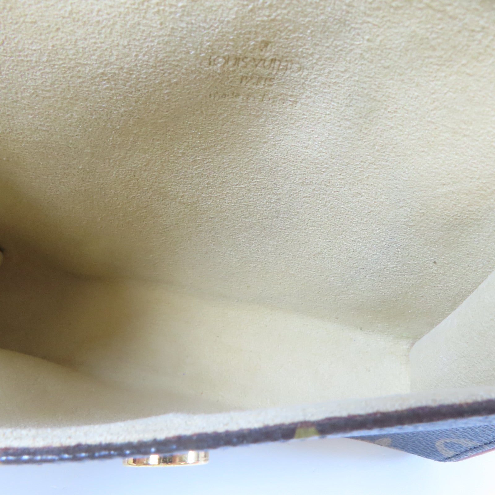 LOUIS VUITTON Monogram Pochette Florentine金扣腰包啡色