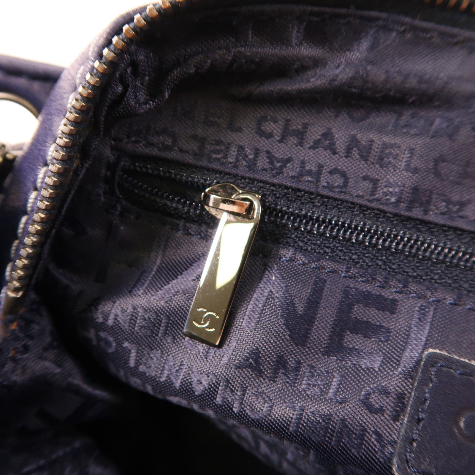 CHANEL 羊皮皮革Vintage Shoulder Bag銀扣鏈帶肩背袋