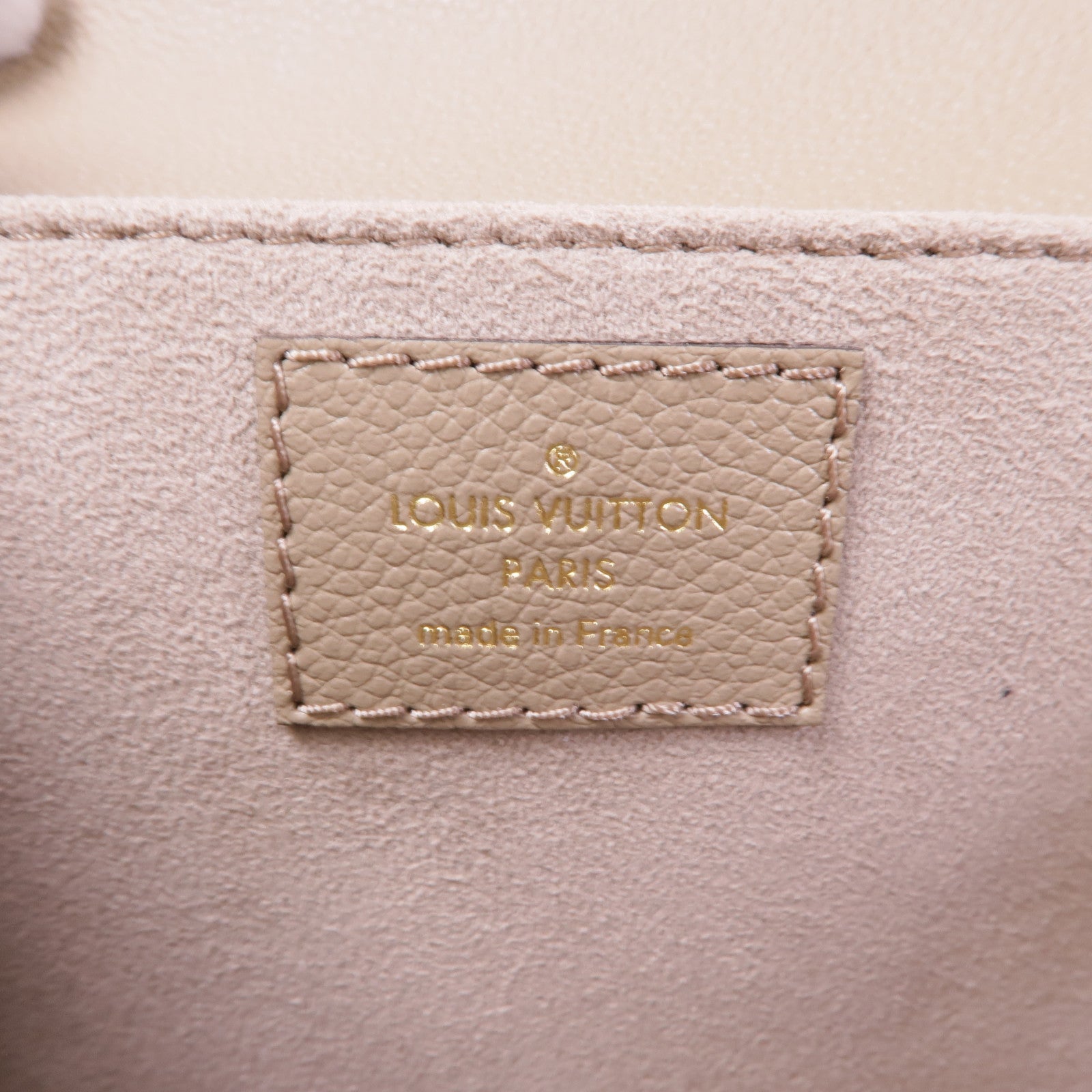 LOUIS VUITTON Monogram Empreinte Pochette Métis East West金扣手挽肩背兩用袋