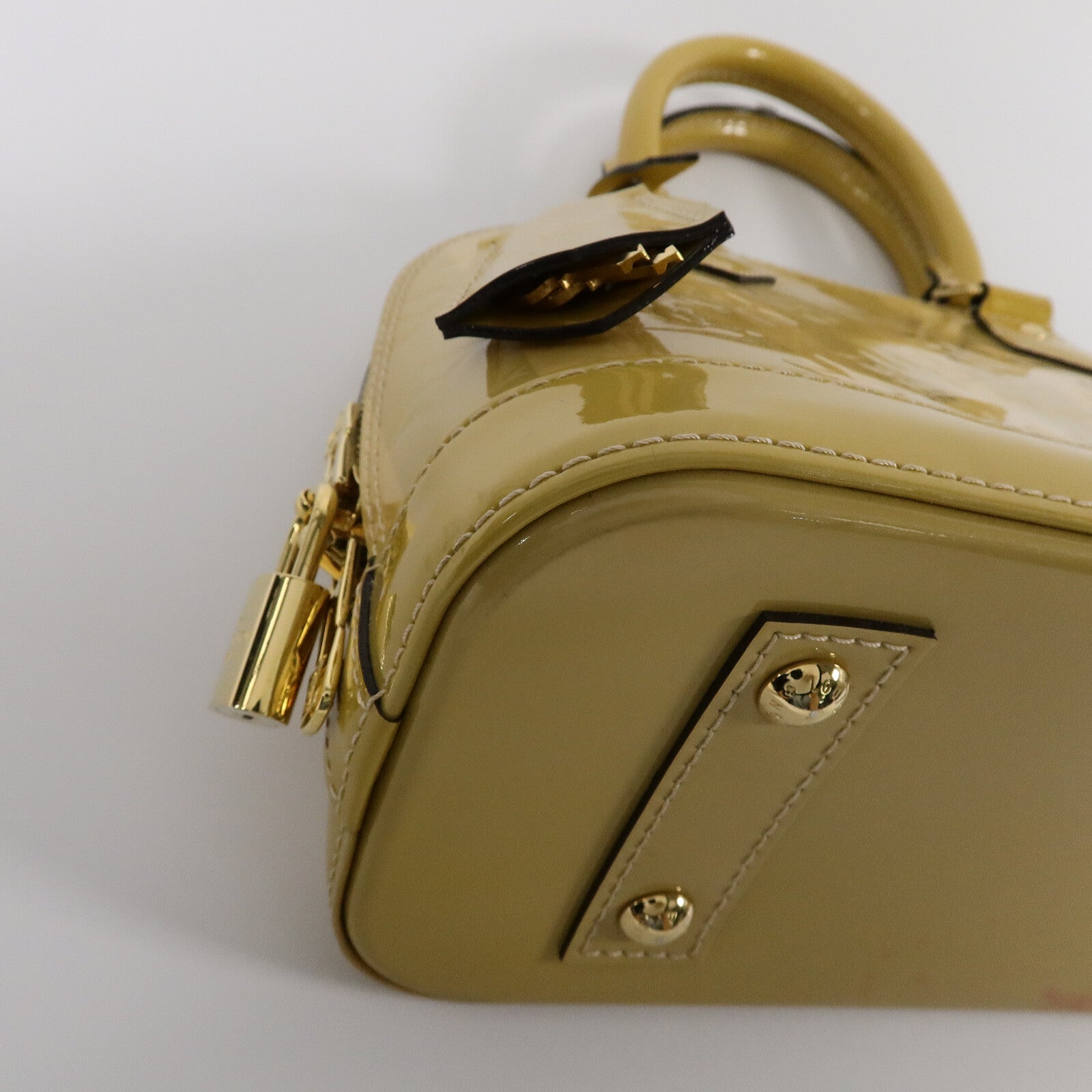 LOUIS VUITTON Monogram Vernis Alma BB手挽肩背兩用袋