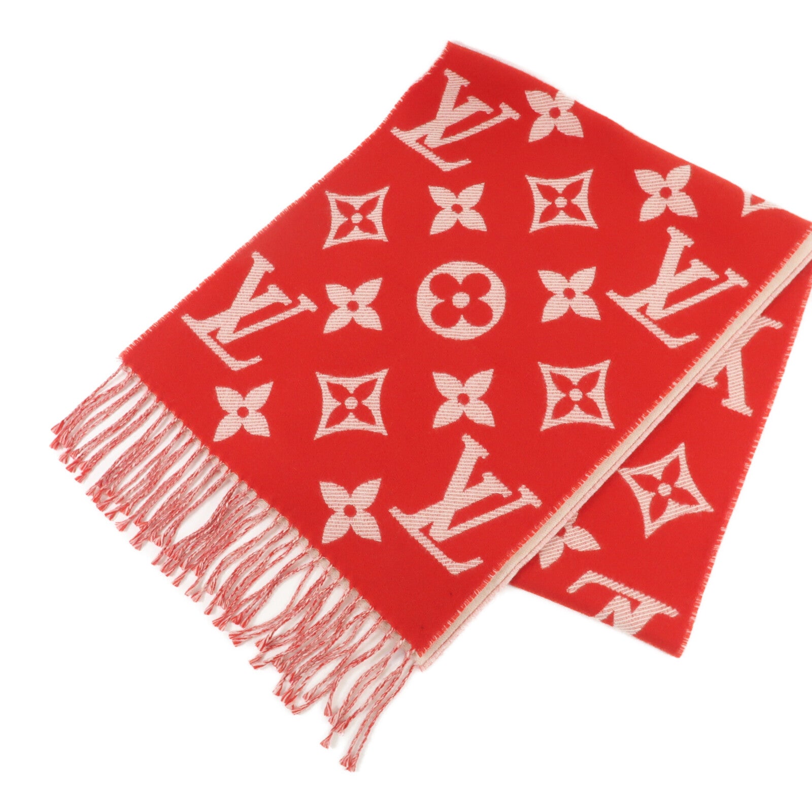 LOUIS VUITTON 羊絨Cashmere Muffler圍巾