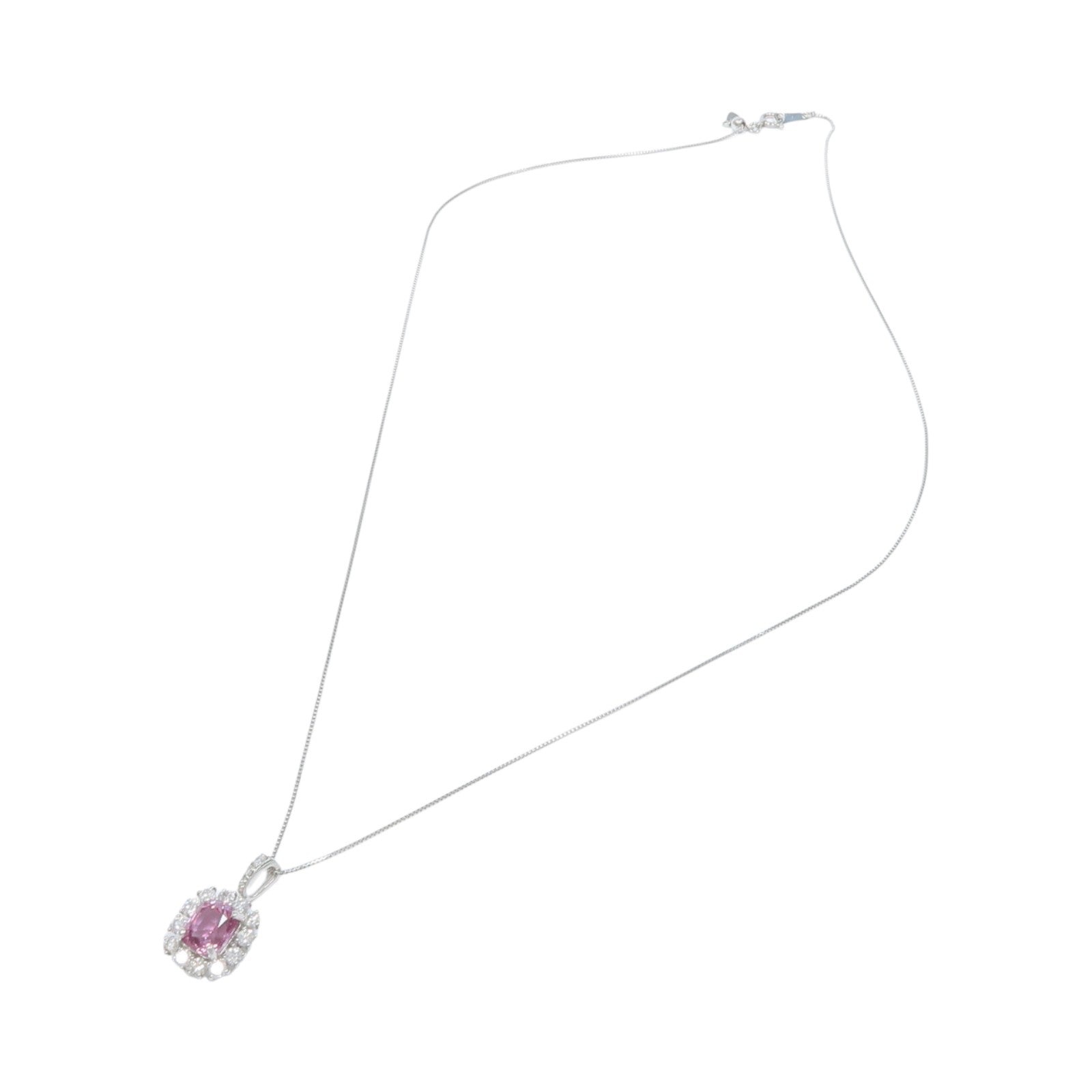 JEWELRY PT950/PT850鉑金Spinel Diamond Necklace尖晶石/鑽石項鍊