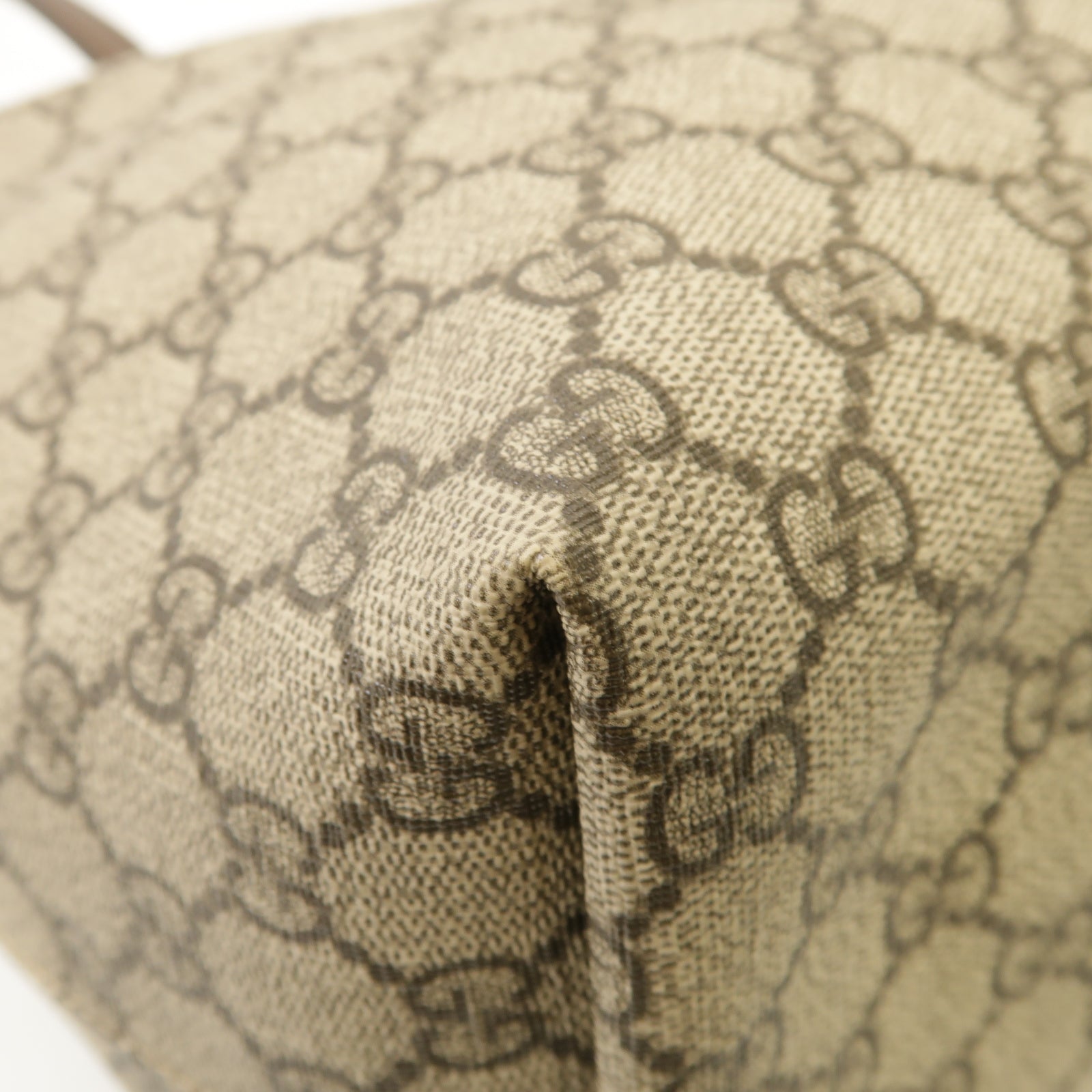 GUCCI 塗層帆布Ophidia GG Medium Tote Bag金扣手挽袋棕色