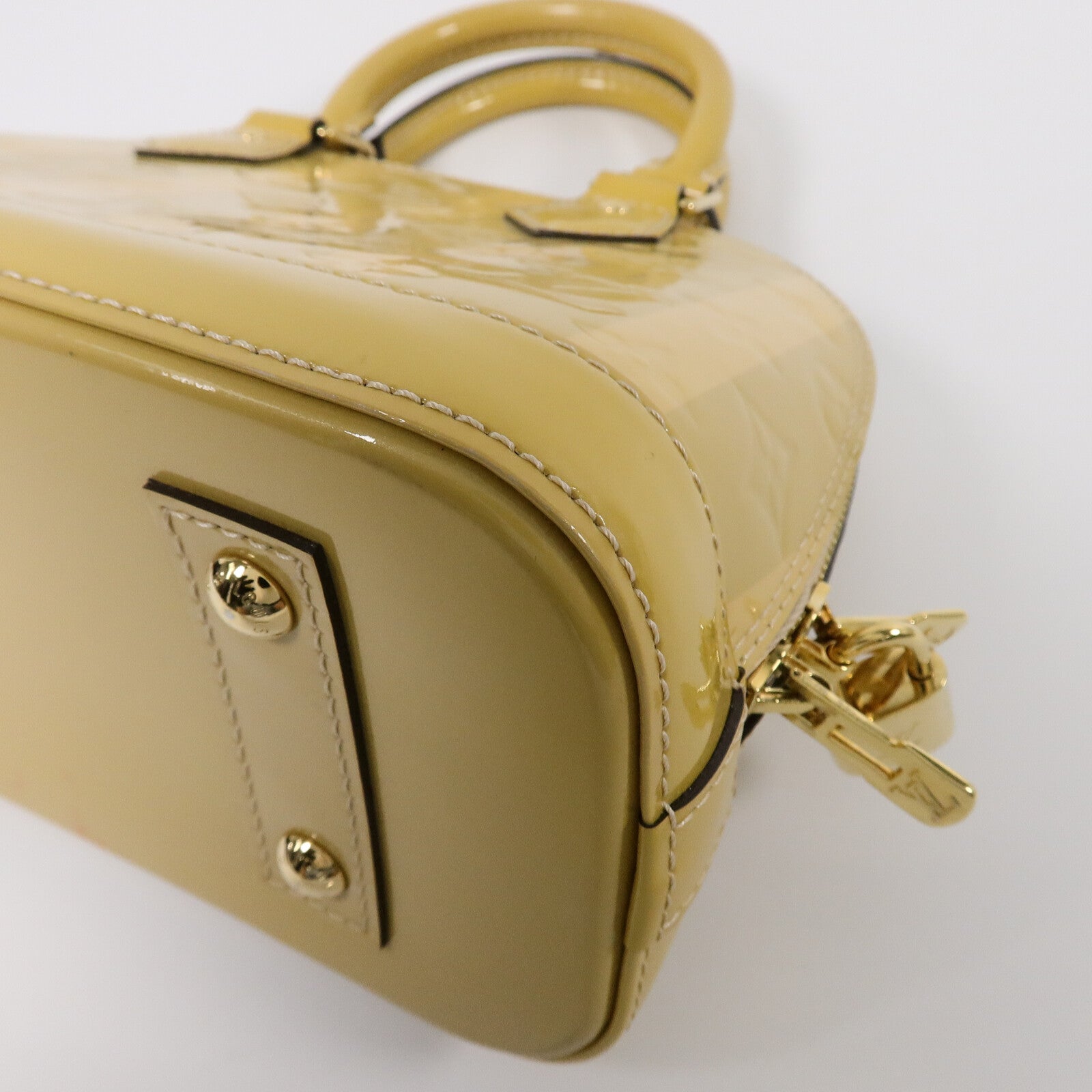 LOUIS VUITTON Monogram Vernis Alma BB手挽肩背兩用袋