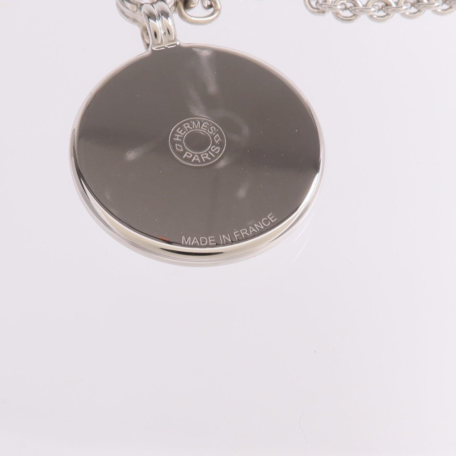 HERMES 金屬/琺瑯Medaille Funny Ice Cream Necklace項鍊