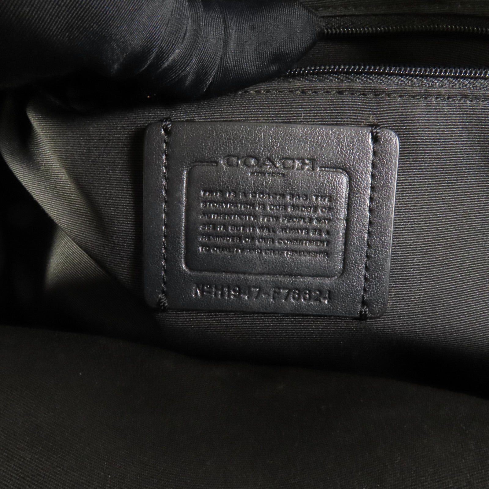 COACH 牛皮皮革Backpack金扣背包