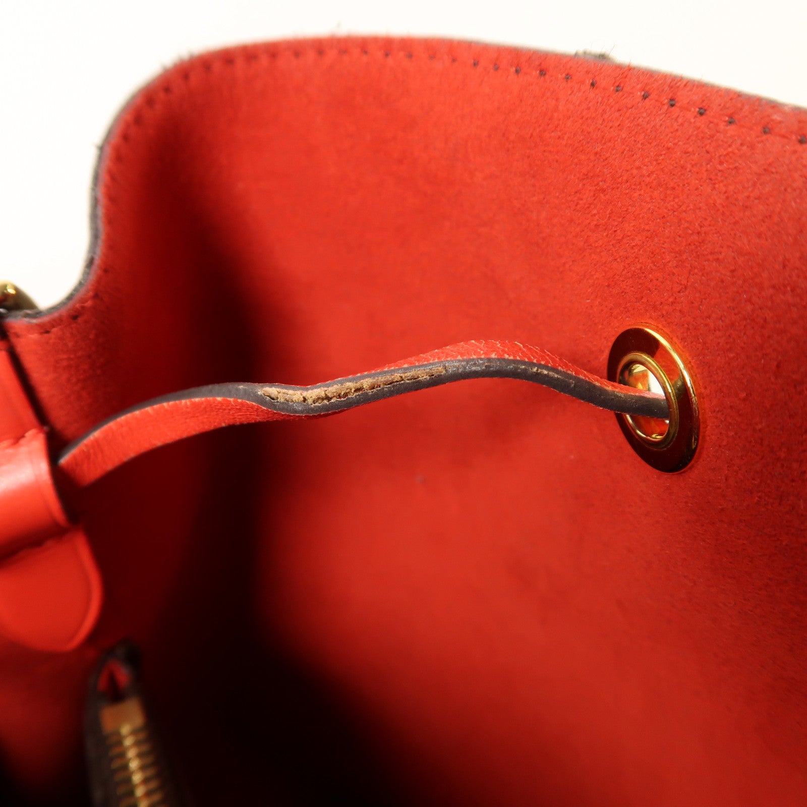 LOUIS VUITTON Monogram Neo Noe Bucket Bag金扣肩背袋Coquelicot