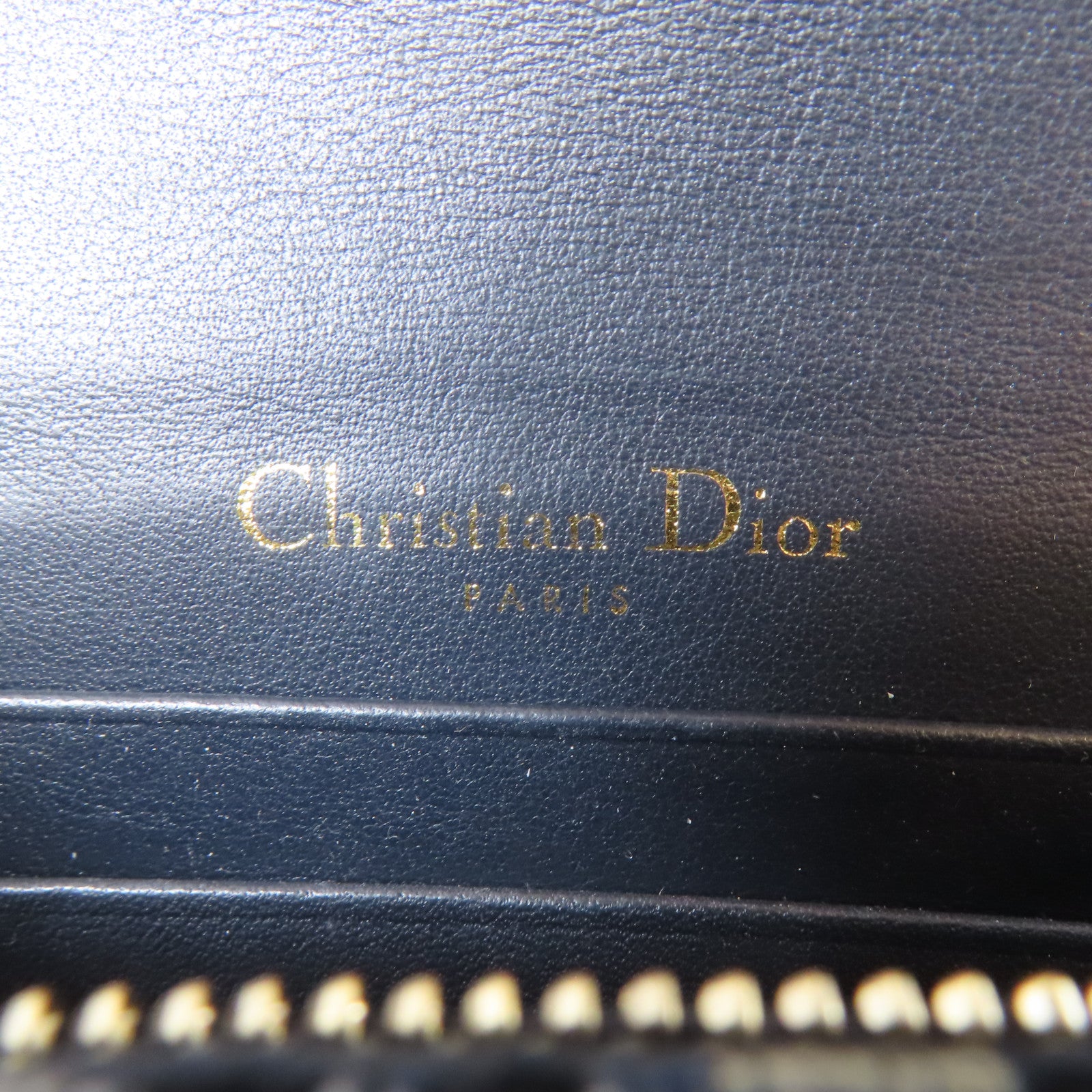 Dior 帆布Saddle Pouch金扣肩背袋藍色