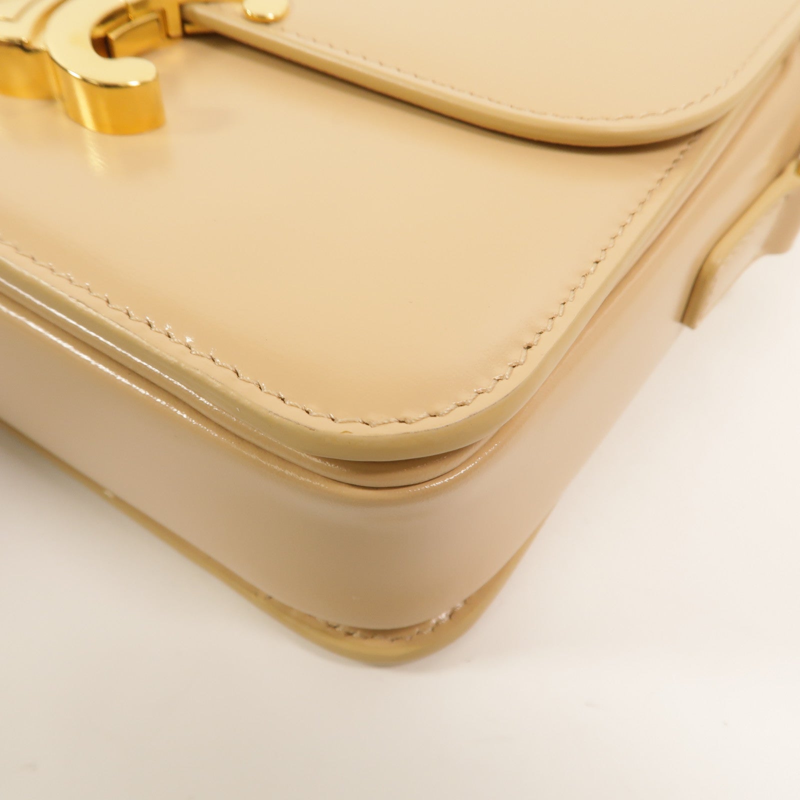 CELINE 牛皮皮革Teen Triomphe肩背袋