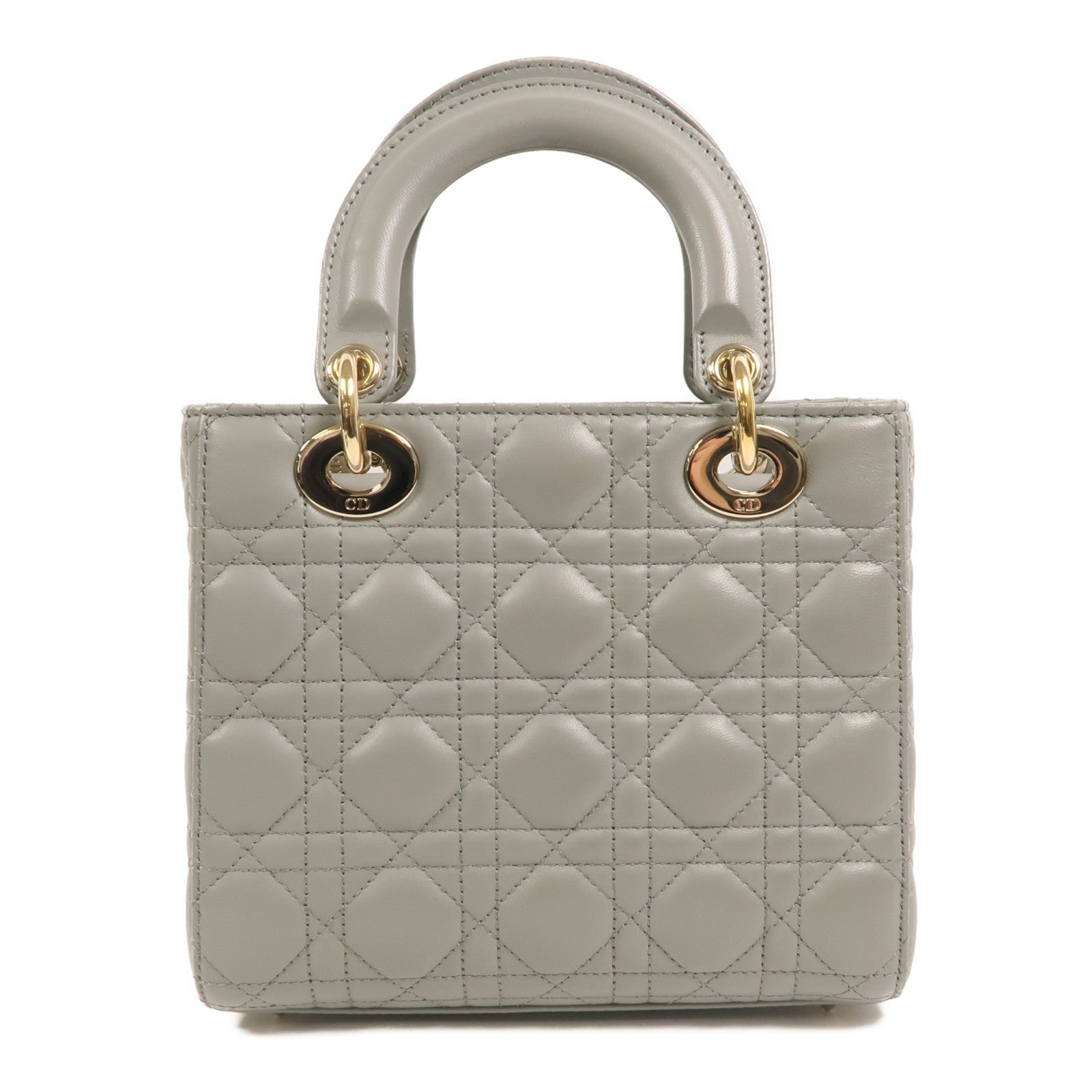 Dior 羊皮皮革Small Lady Dior My ABCDior Bag手挽肩背兩用袋