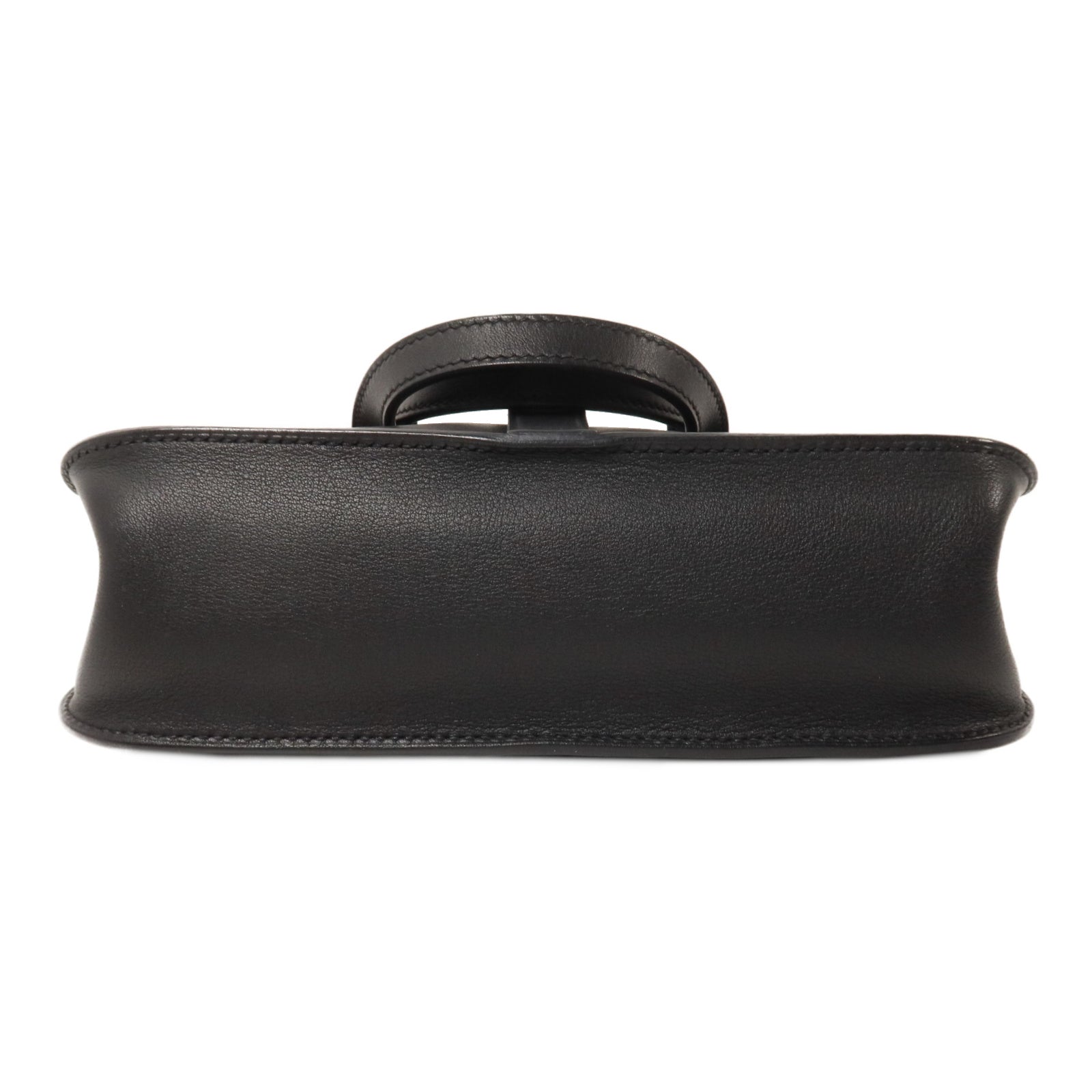 HERMES Swift皮革Mini Halzan手挽肩背兩用袋Noir