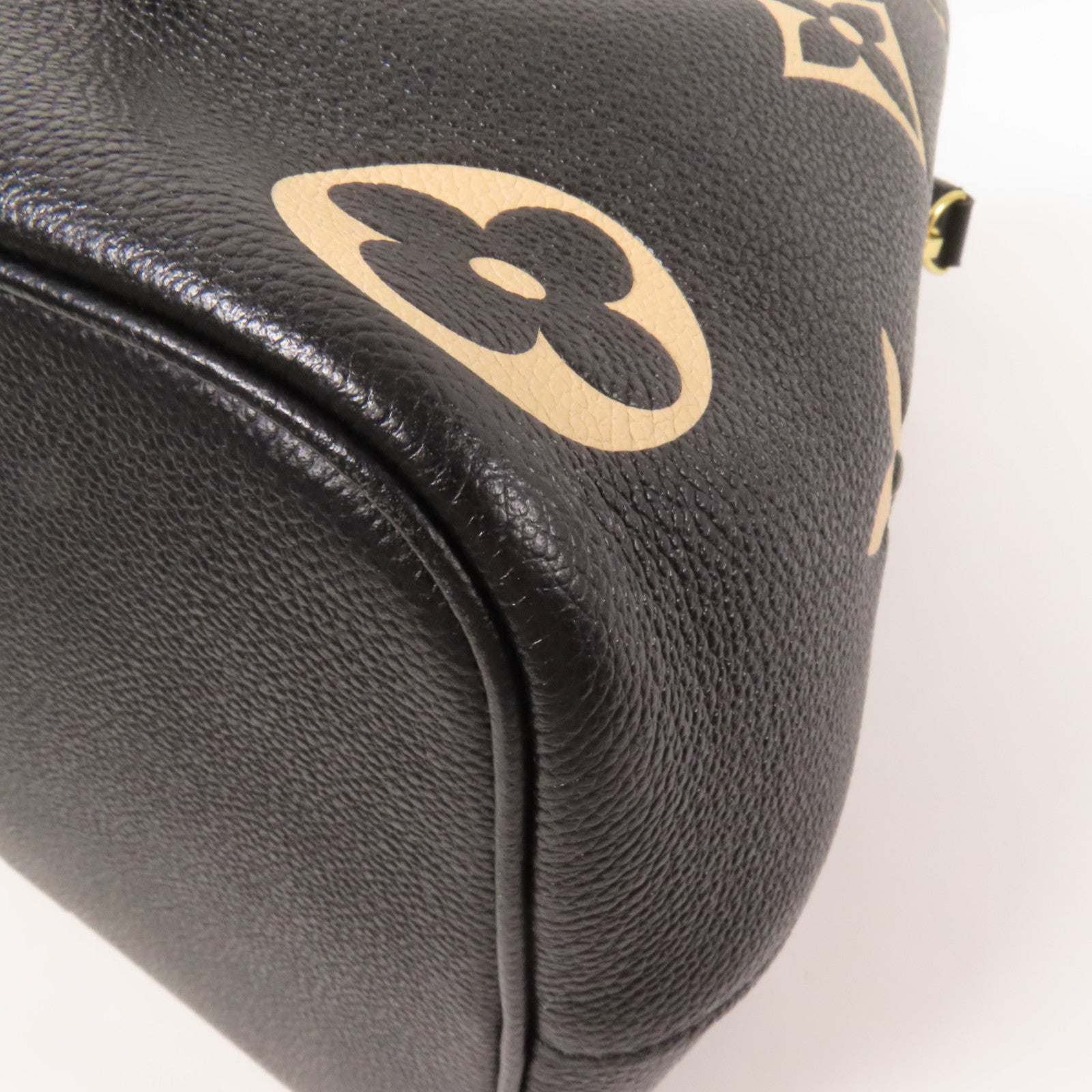 LOUIS VUITTON Monogram Empreinte Bicolor Neo Noe MM金扣手挽肩背兩用袋