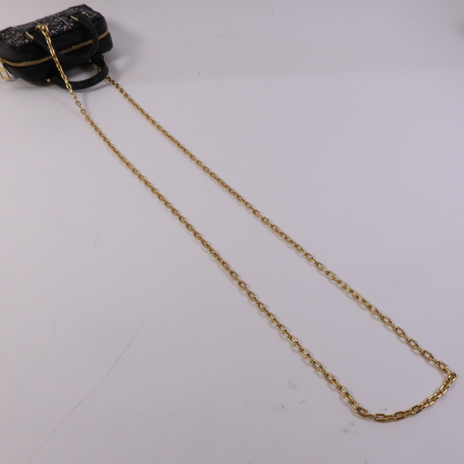 LOEWE 帆布Amazona Nano金扣鏈帶手挽肩背袋兩用袋