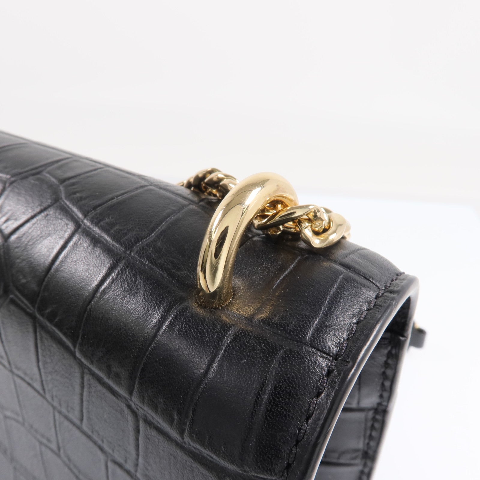 MARC BY MARC JACOBS 牛皮皮革Chain Shoulder Bag金扣鏈帶肩背袋