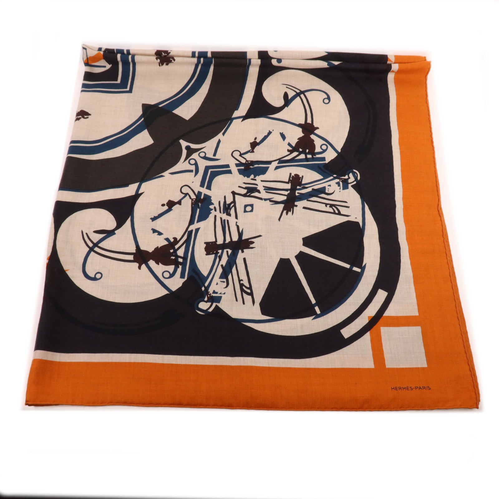 HERMES 羊絨/絲質Scarf圍巾