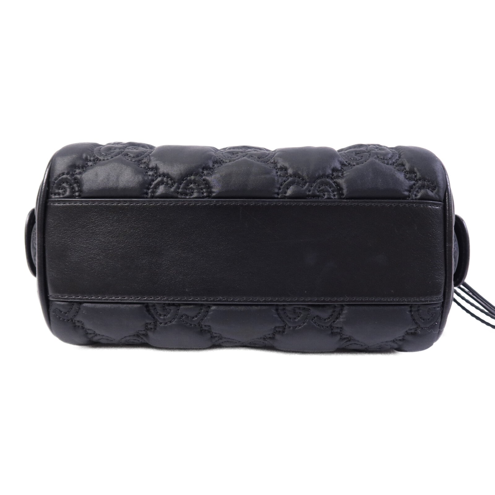 GUCCI 牛皮皮革GG Matelasse銀扣鏈帶手挽袋