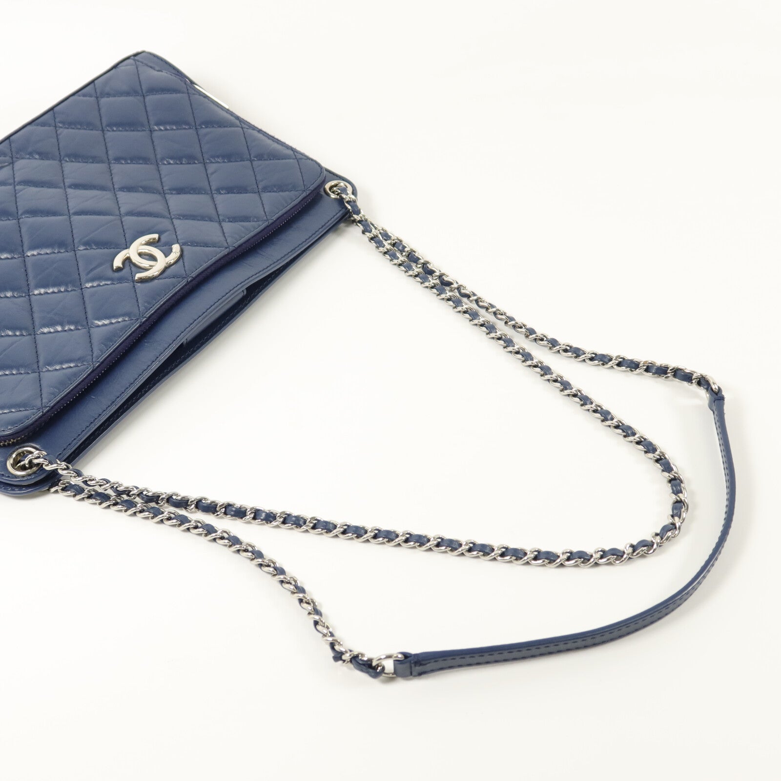 CHANEL 牛皮皮革Chain Shoulder Bag鏈帶肩背袋