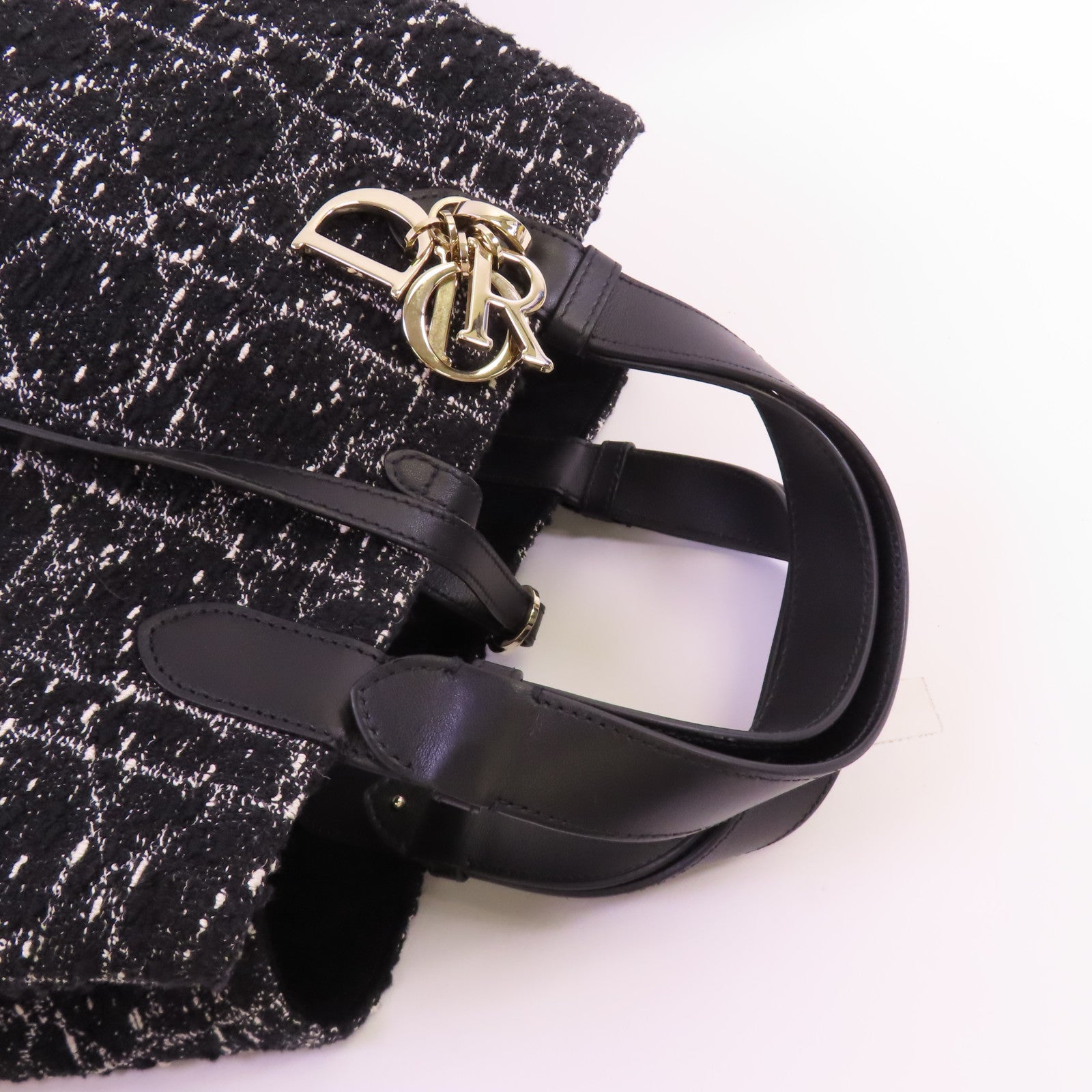 Dior 斜紋軟呢Toujours Tote金扣手挽袋
