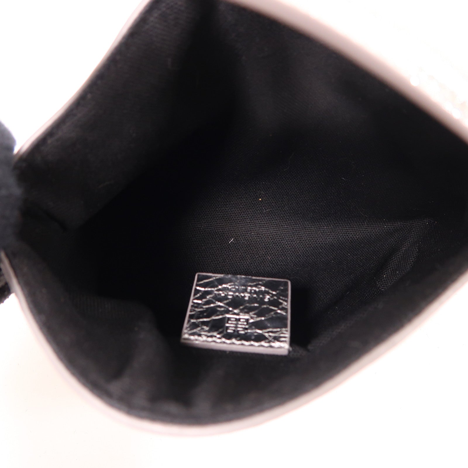 GIVENCHY 皮革Nano Voyou銀扣手挽肩背兩用袋