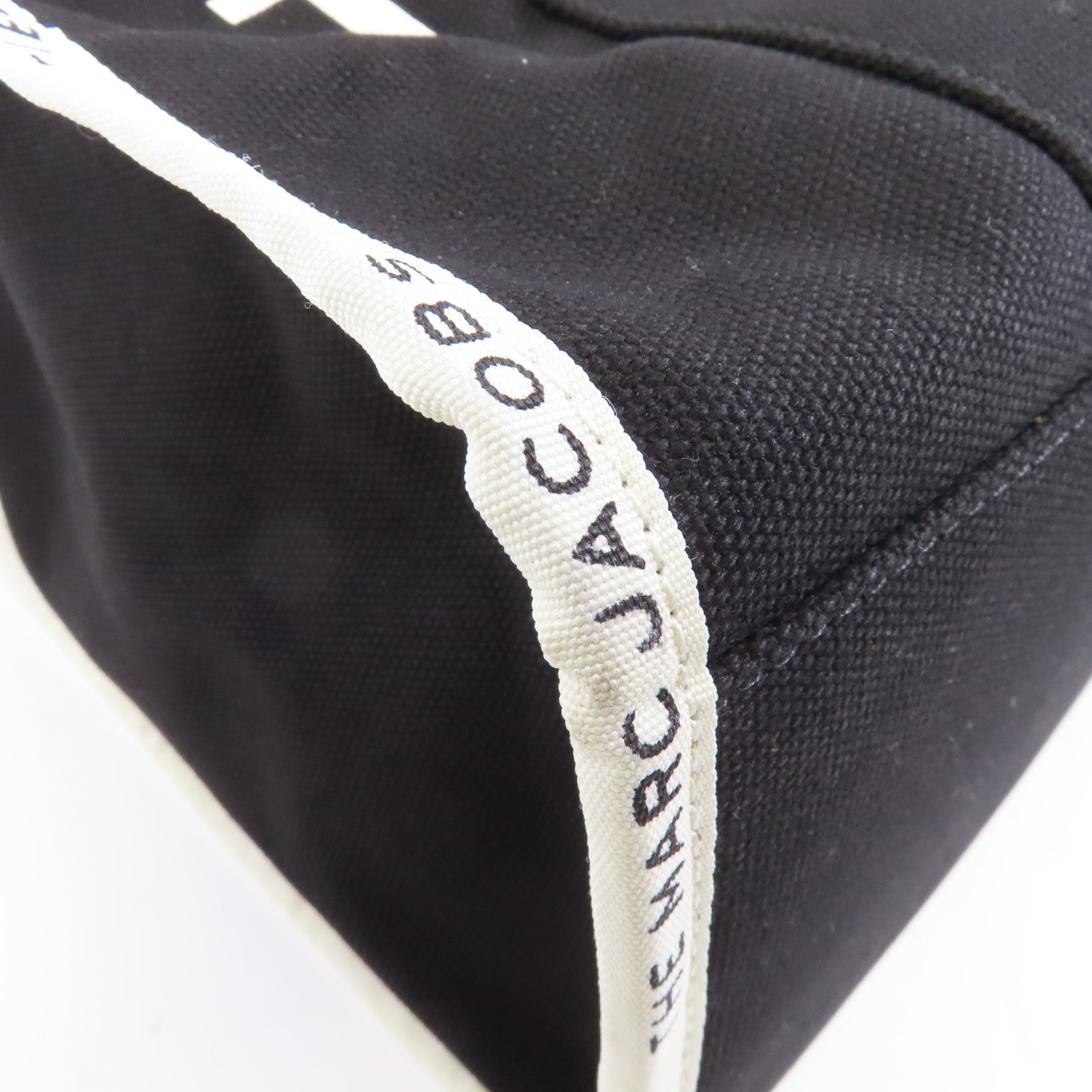 MARC JACOBS 帆布Tote Bag手挽肩背兩用袋黑色