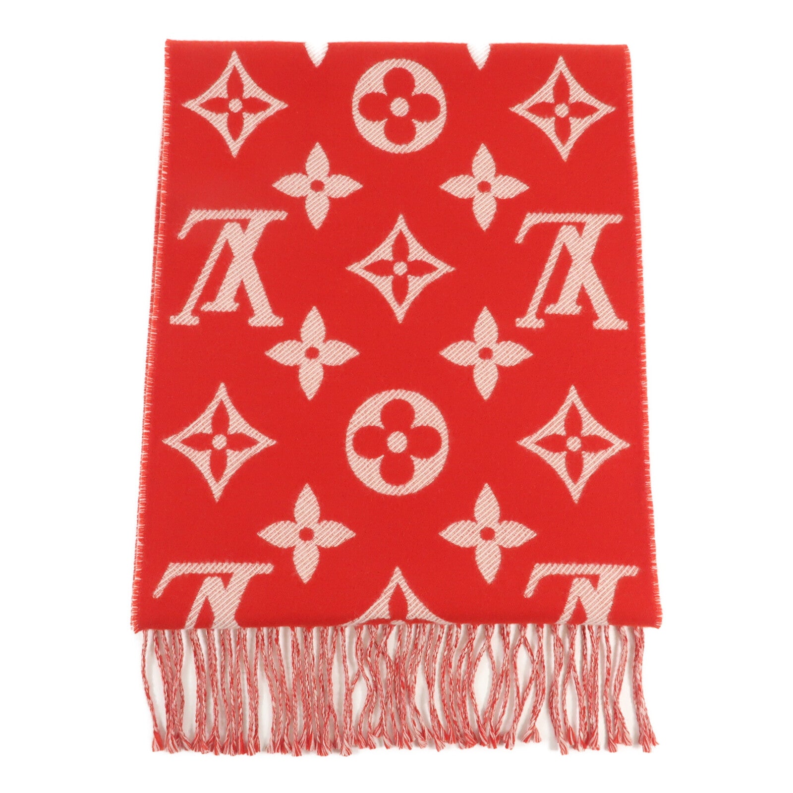 LOUIS VUITTON 羊絨Cashmere Muffler圍巾