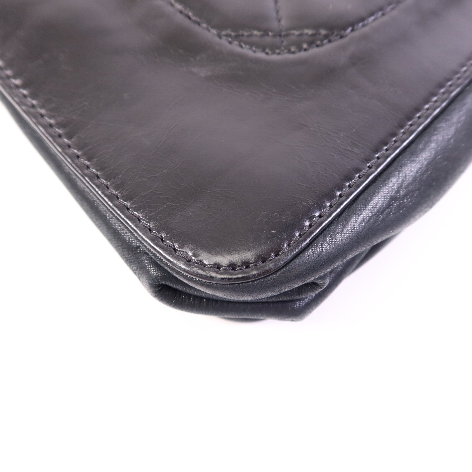 CHANEL 【激減優惠】牛皮皮革Chain Shoulder Bag金扣鏈帶肩背袋