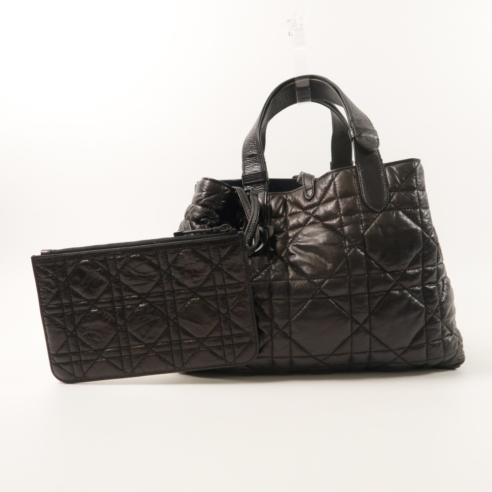 Dior 牛皮皮革Toujours Medium So Black手挽袋/肩背袋