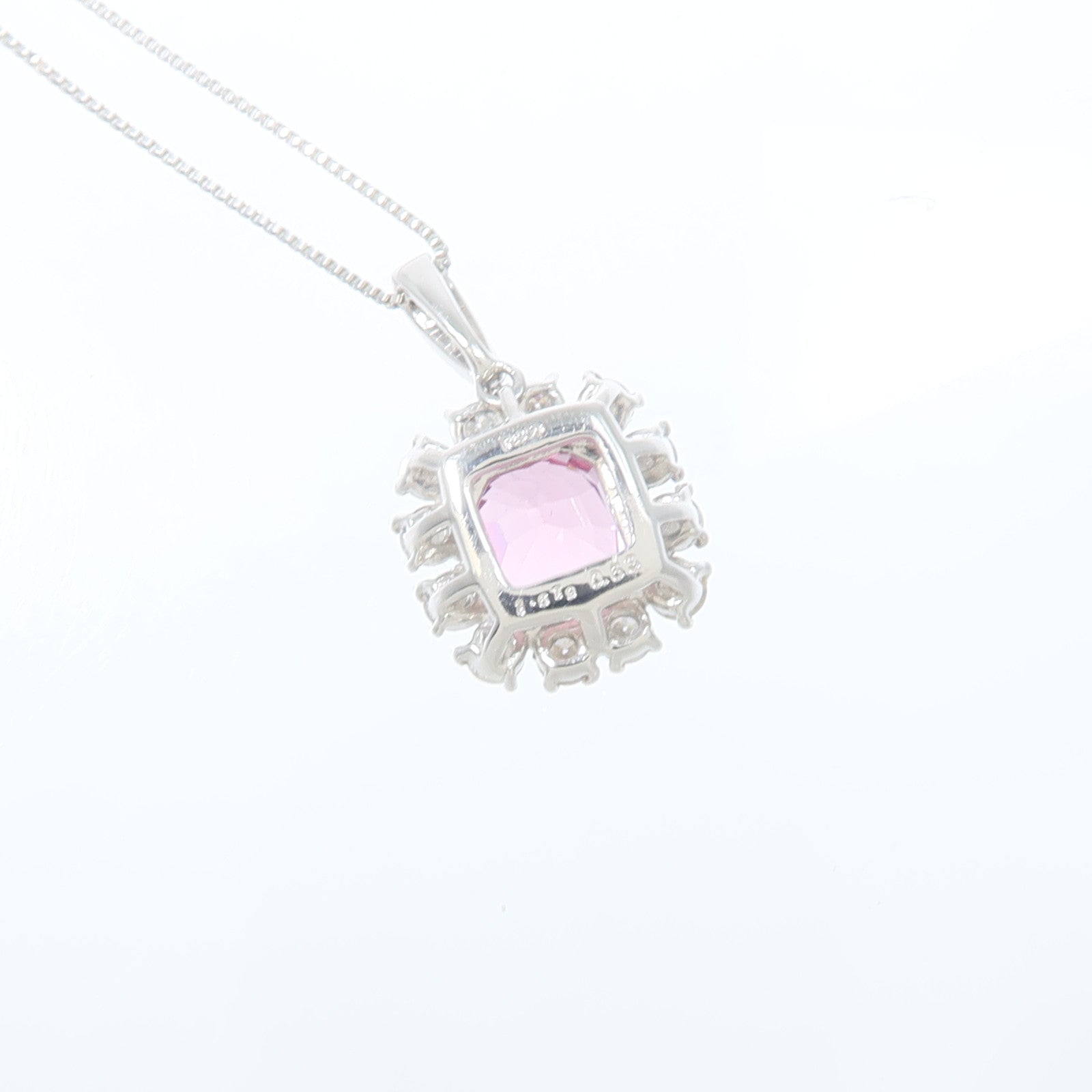 JEWELRY PT950/PT850鉑金Spinel Diamond Necklace尖晶石/鑽石項鍊
