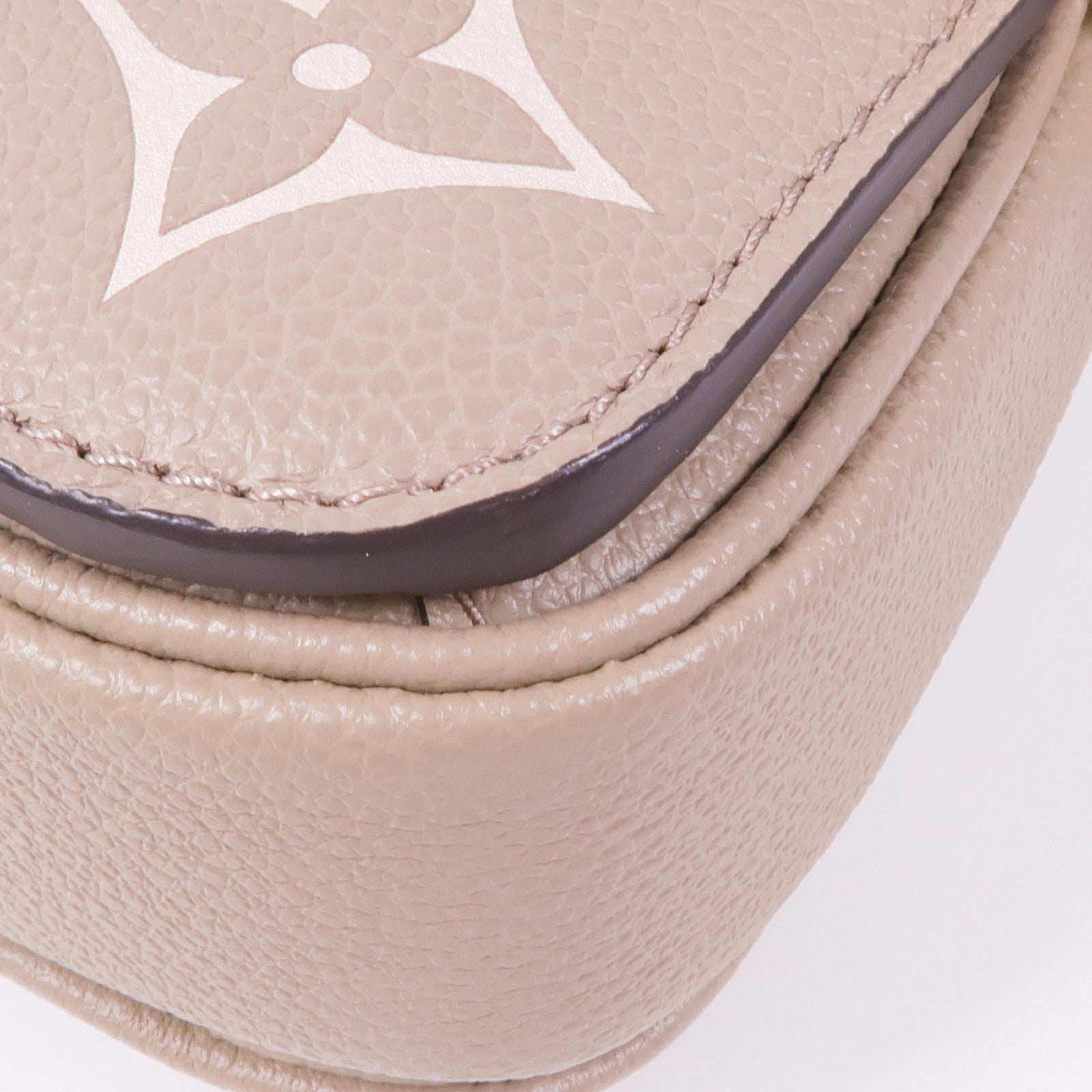 LOUIS VUITTON Monogram Empreinte Pochette Métis East West金扣手挽肩背兩用袋