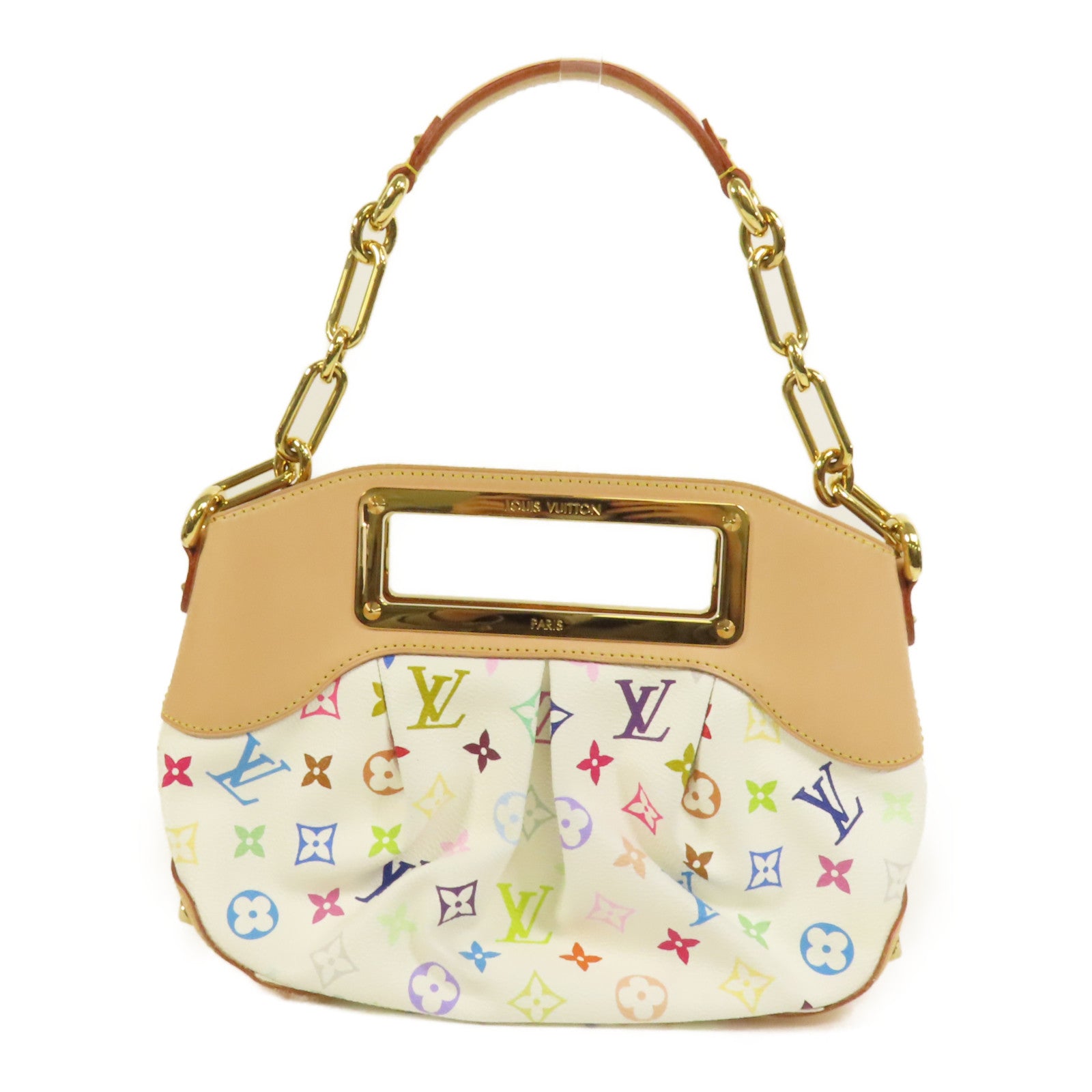 LOUIS VUITTON Monogram Multicolore Judy PM金扣手挽肩背兩用袋