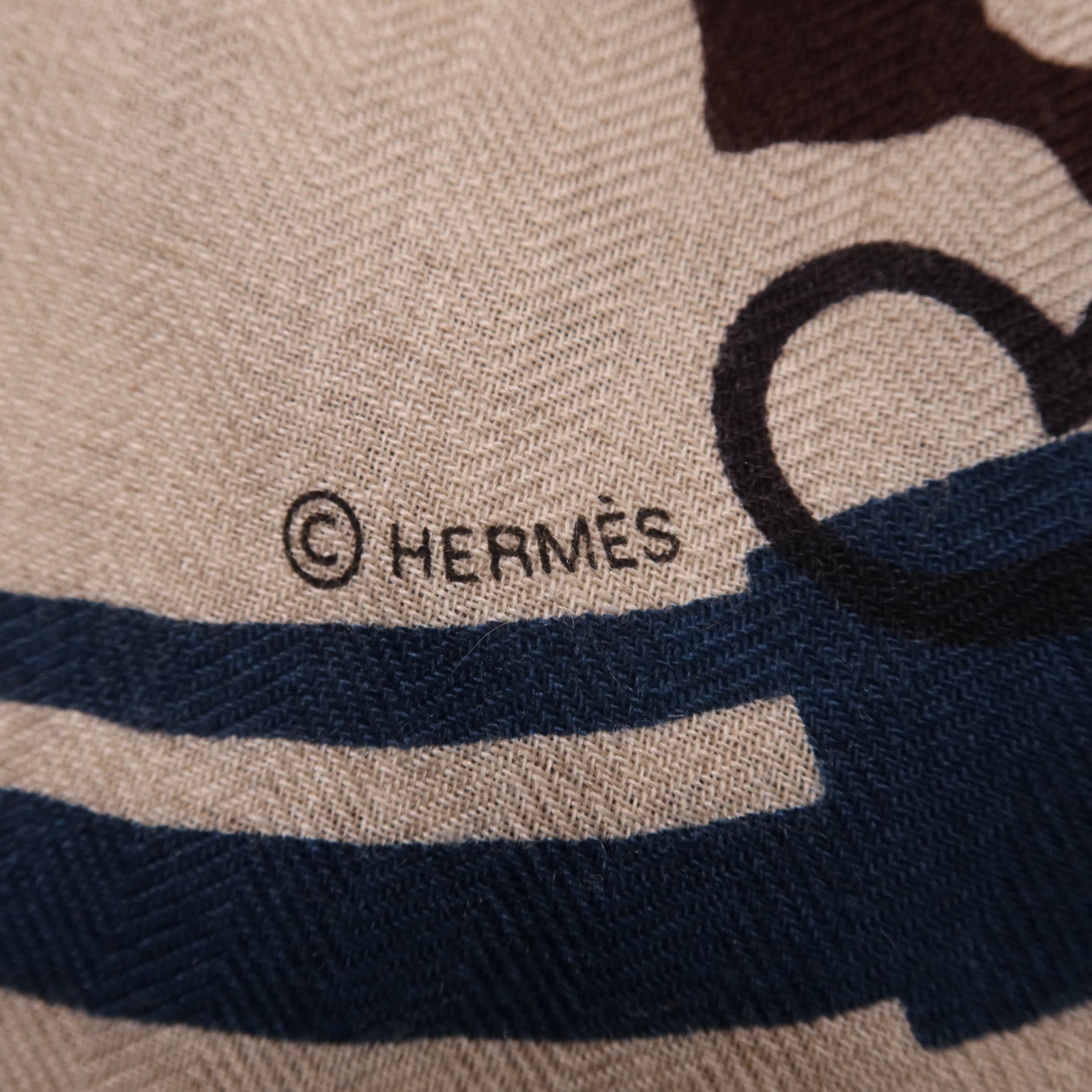 HERMES 羊絨/絲質Scarf圍巾