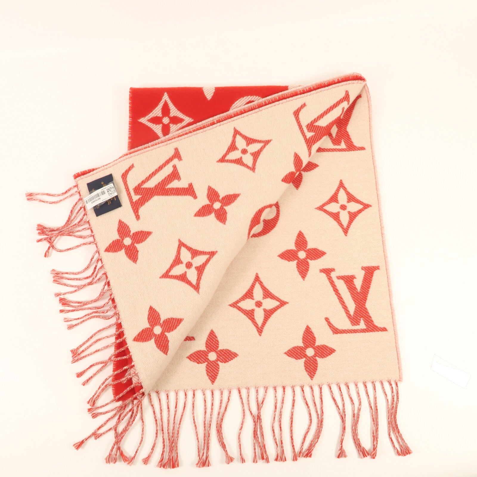 LOUIS VUITTON 羊絨Cashmere Muffler圍巾