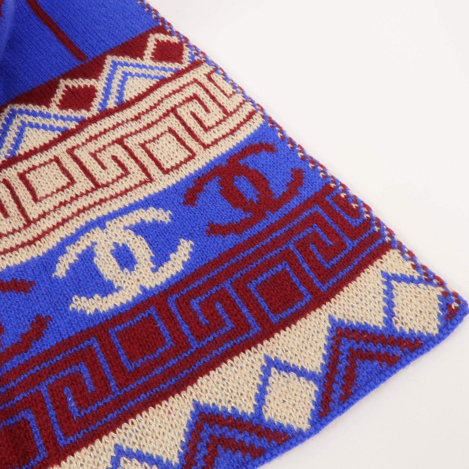 CHANEL Cashmere/Viscose/Met Scarf 圍巾
