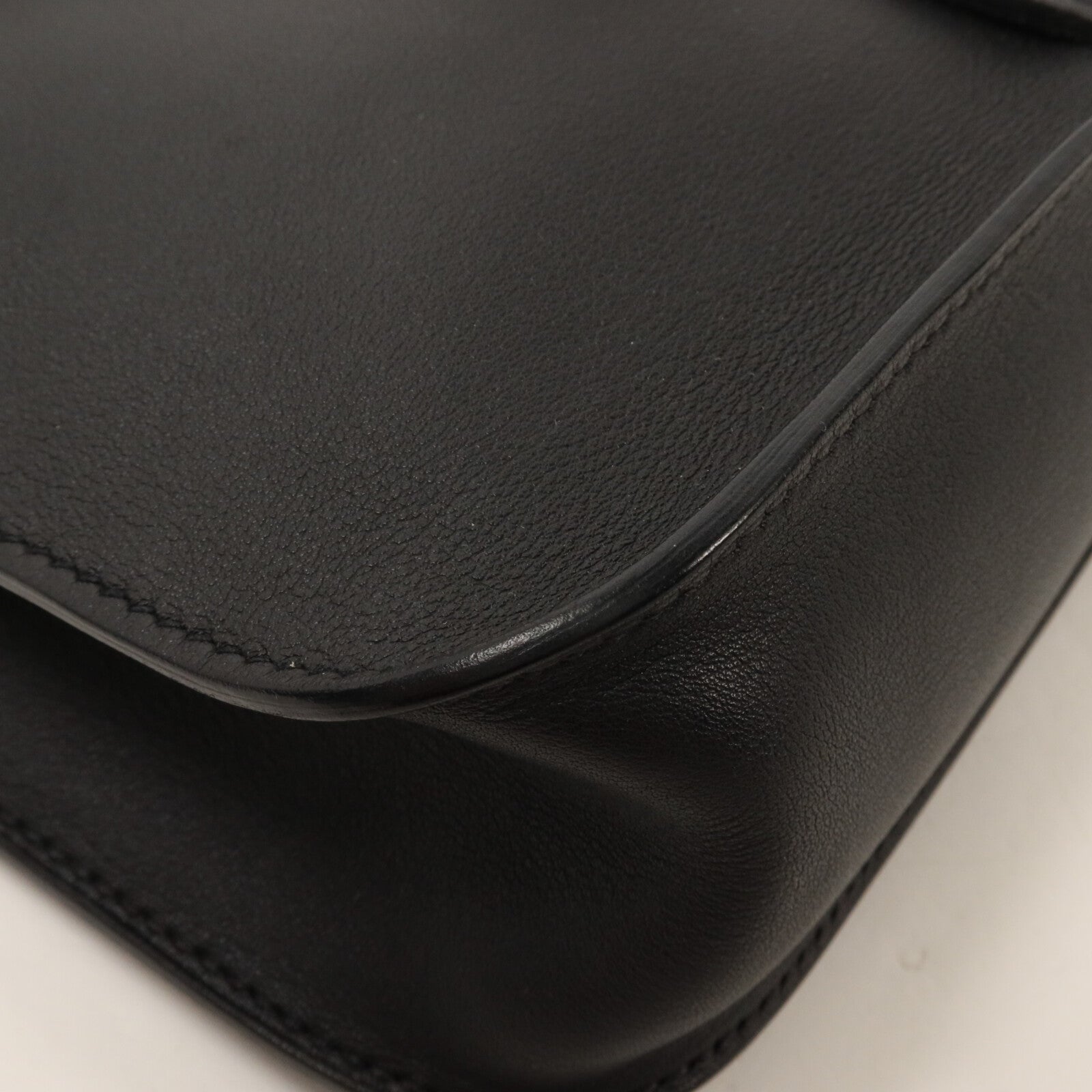 HERMES Swift皮革Mini Halzan手挽肩背兩用袋Noir