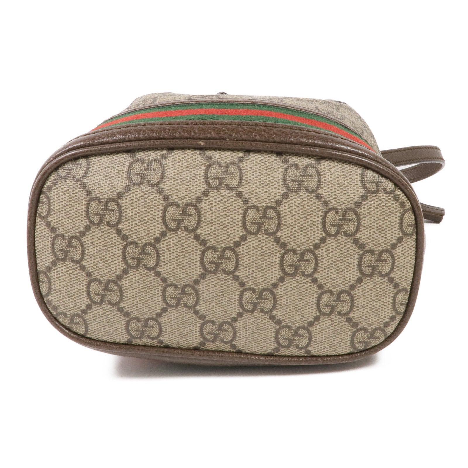 GUCCI 塗層帆布Ophidia Mini Bucket金扣肩背袋