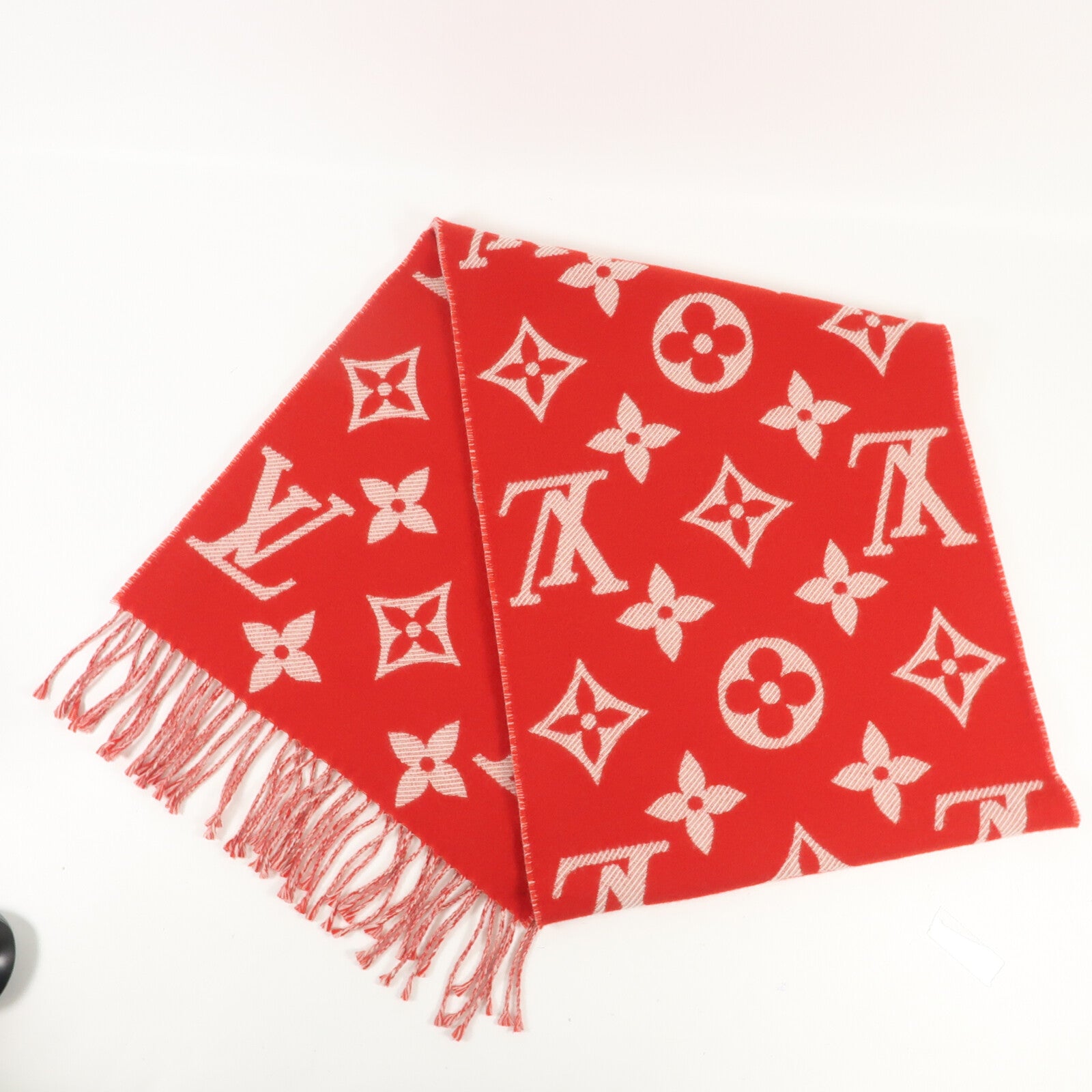 LOUIS VUITTON 羊絨Cashmere Muffler圍巾