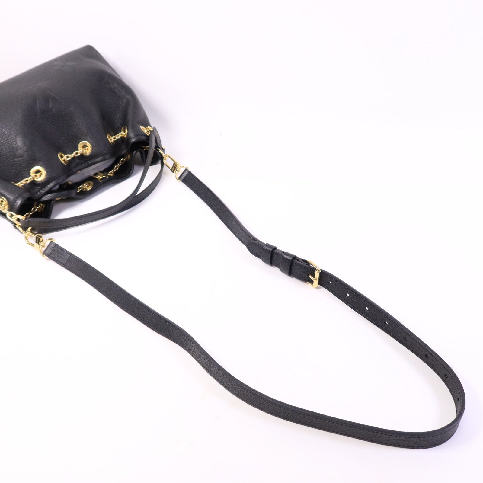 LOUIS VUITTON Monogram Empreinte Bundle金扣手挽肩背兩用袋